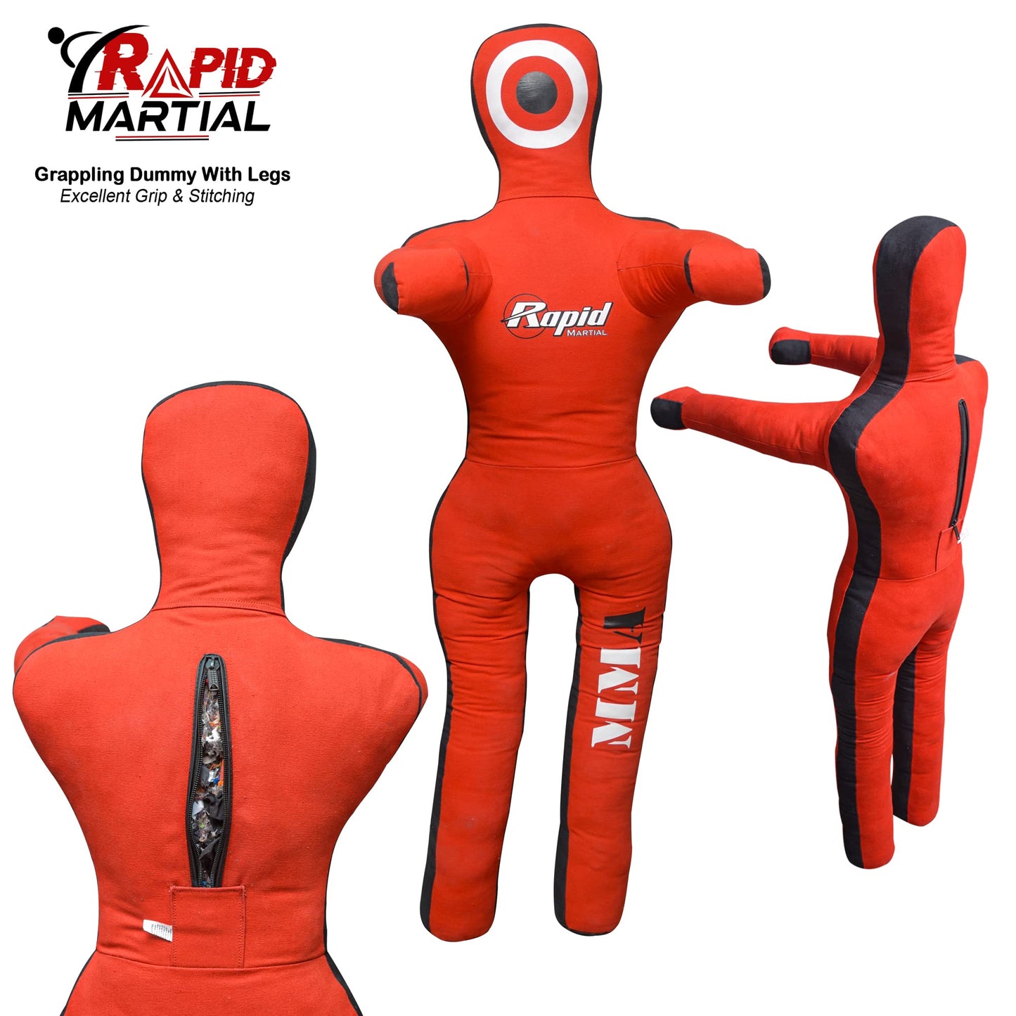 Wrestling Dummy Grappling Dummies - Brazilian Jiu Jitsu, Mixed Martial Arts, BJJ, MMA, Boxing, Judo Karate Training- UNFILLED 5 Feet
