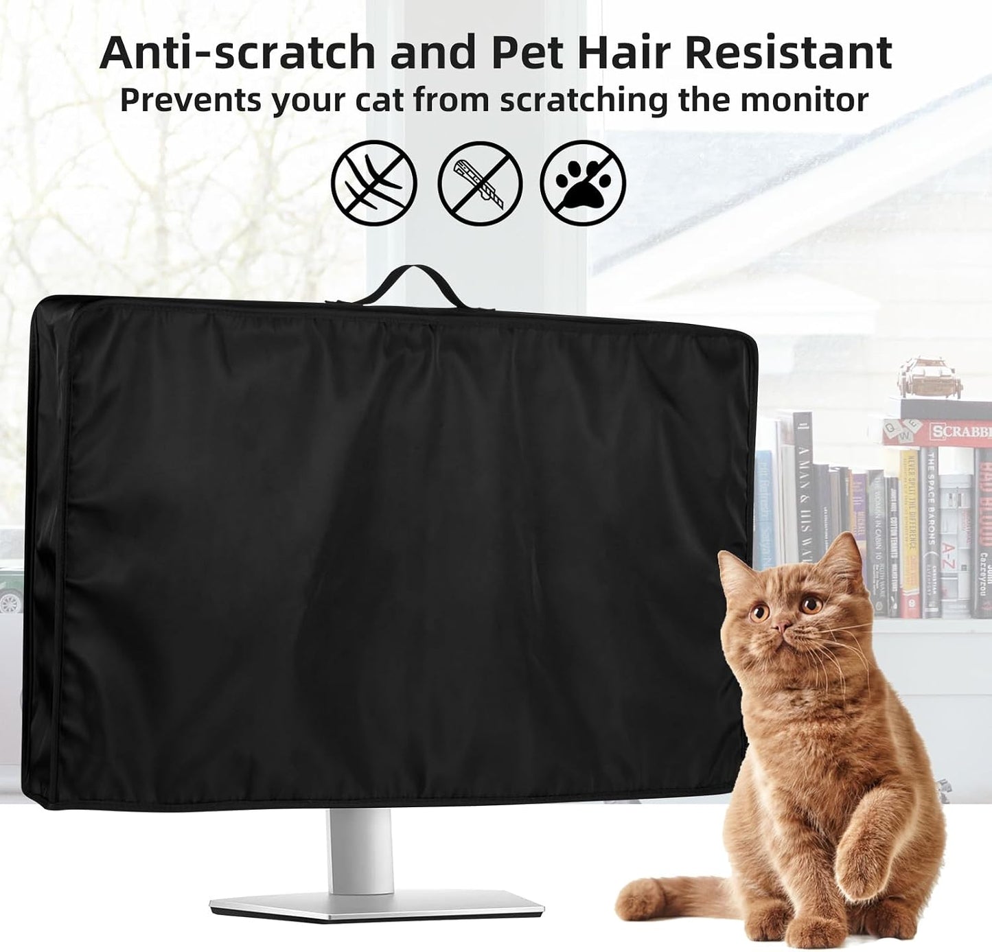 26, 27, 28, 29 inch 27 inch, 26-29 inch Monitor Cover LCD/LED/HD Panel Case - Antistatic Water Resistant Monitor Dust