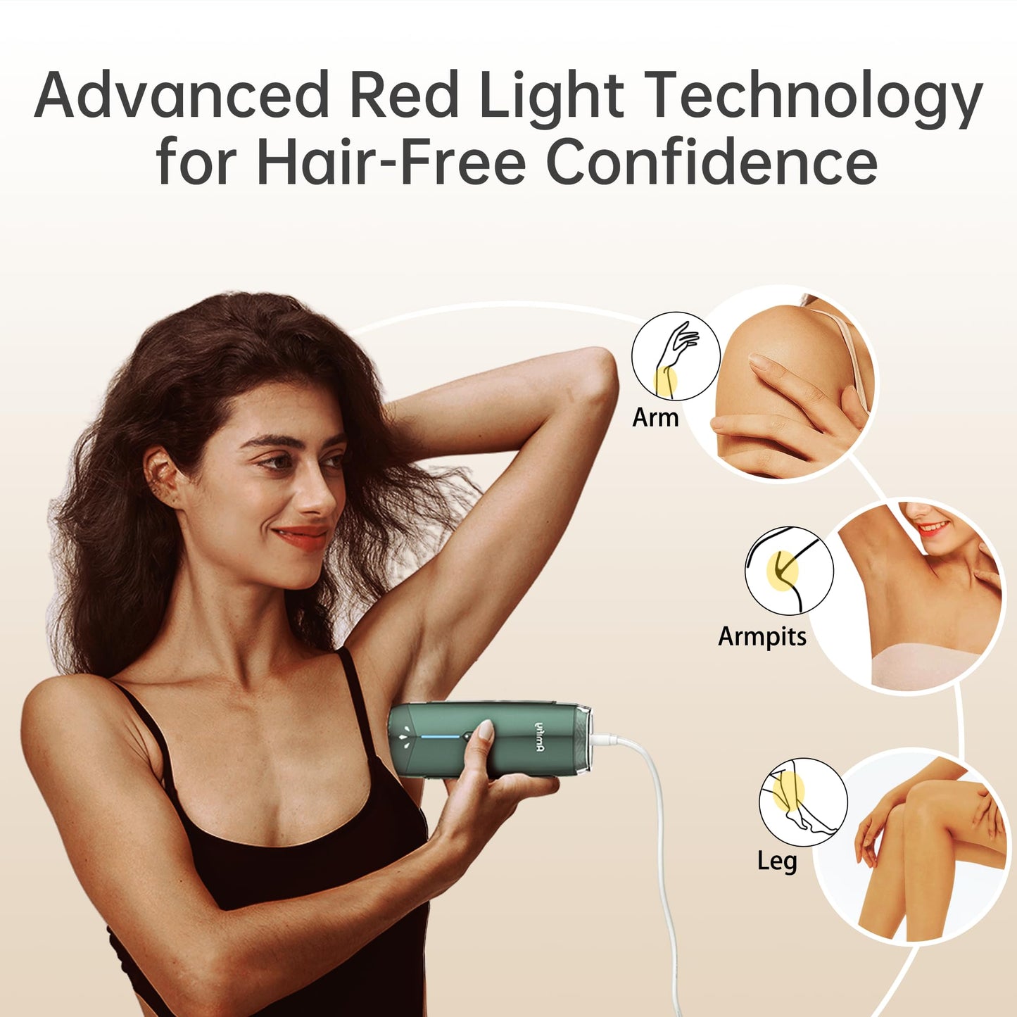 Amifiy Ice Cooling IPL Home Use Hair Removal Device, Laser Hair Removal Machine Painless Epilator for Women Men, 3 Energy Levels & 2 Modes, Face Body Use with Razor & Glasses