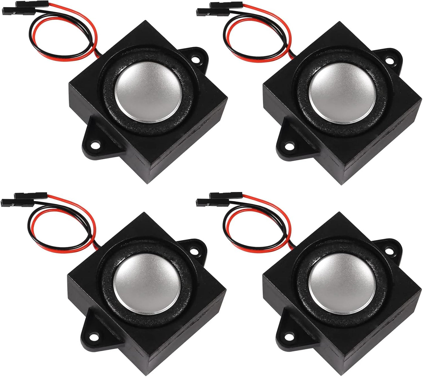 DWEII 4PCS 3 8 3.3V 5V Watt Ohm Single Cavity Mini Speaker Full-Range Cavity Mobile Portable Advertising Machine