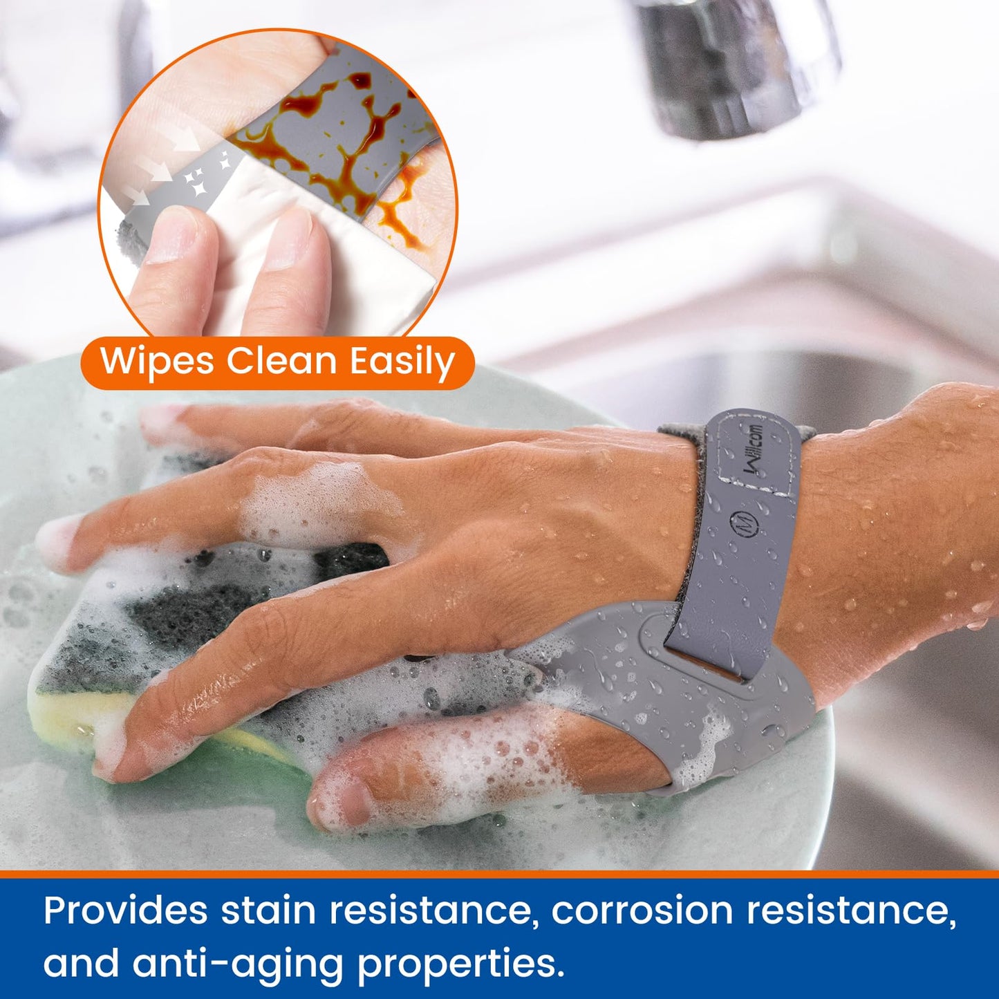 Willcom CMC Thumb Brace - CMC Joint thumb arthritis brace for Osteoarthritis Pain, Flexible Thumb Stabilizer & Support for Arthritis Pain Relief for Women and Men (Right Hand - Medium)
