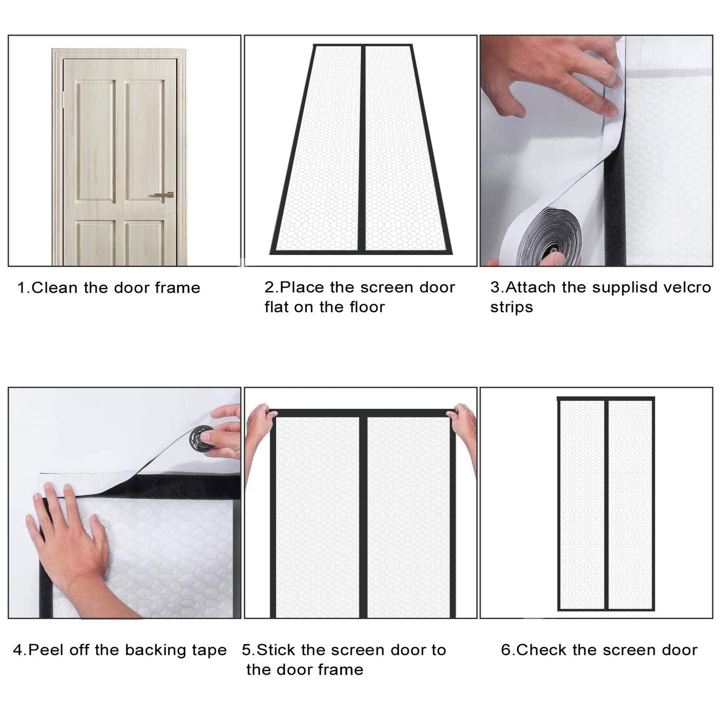Insulated Curtain, Thermal Magnetic Self-Sealing EVA Screen, Keep Cold Out Door Cover Auto Closer for Kitchen, Bedroom, Air Conditioner Room, Fits Doors up to 34" x 80"
