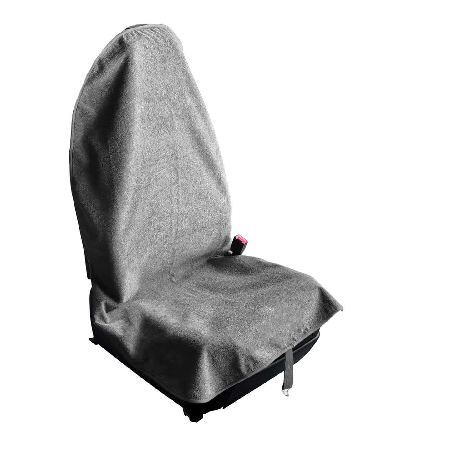 KEVWR Car Waterproof Towel Front Seats Seat Covers, Washable Seat Protector, Fit Beach Swimming Outdoor Sports, Compatible with Most Cars Trucks Suvs Car (Grey)