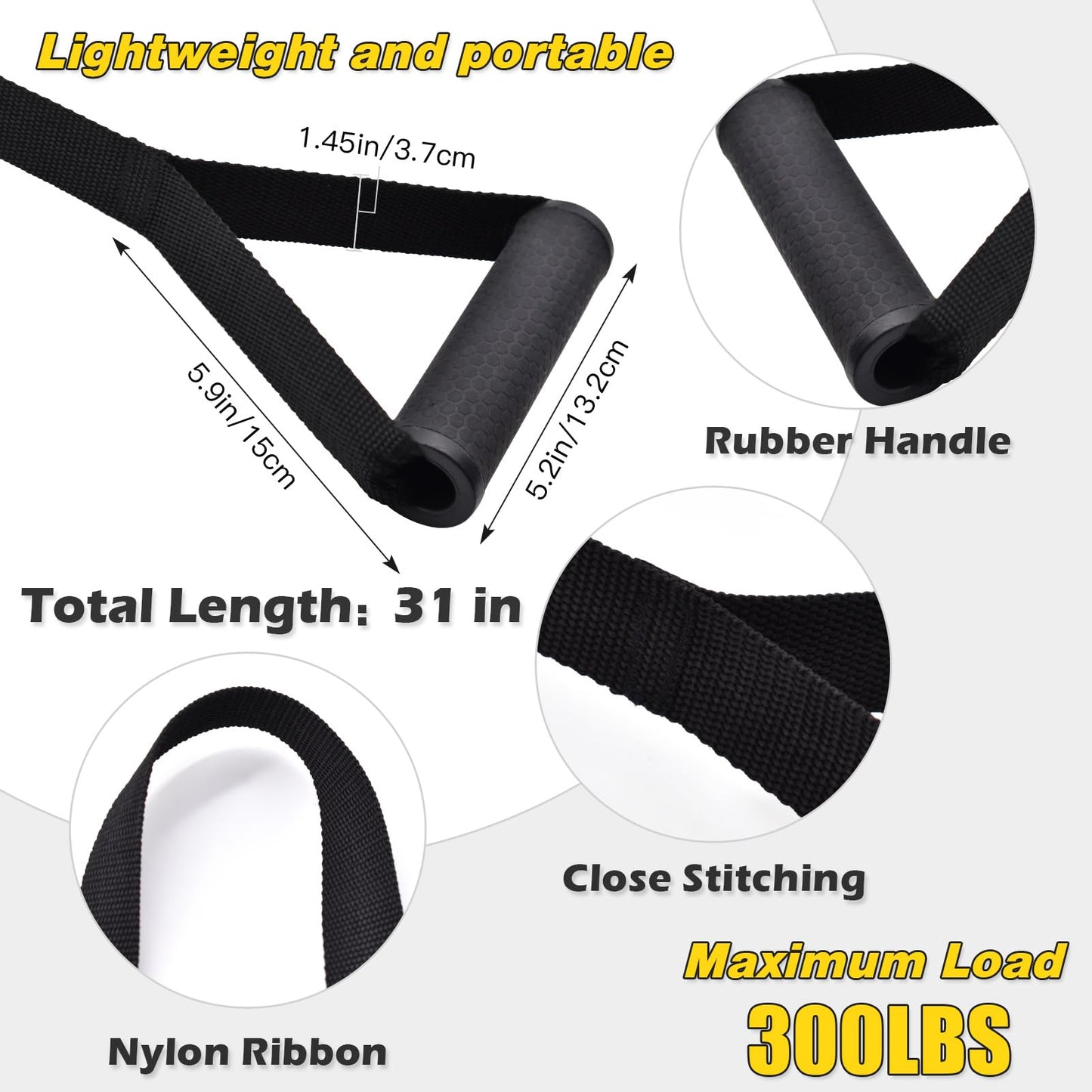 XonyiCos Portable landmine Straps Handle for landmine Attachment for barbellGrips Landmine Attachments Home Gym Equipment for Build Arm Shoulder Back Muscles