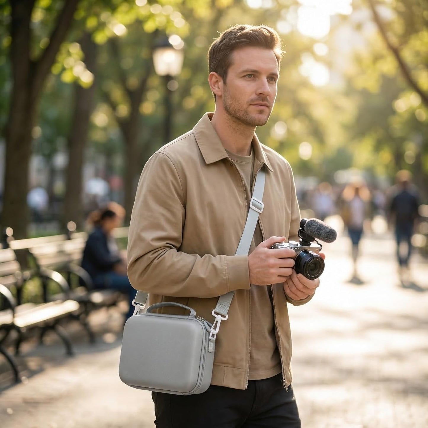 ZV-E10 a6400/ a6700/ a6100/ a6000/ a6600/ a6500 casmilee Camera Case for Sony Alpha Alpha Mirrorless Digital Camera