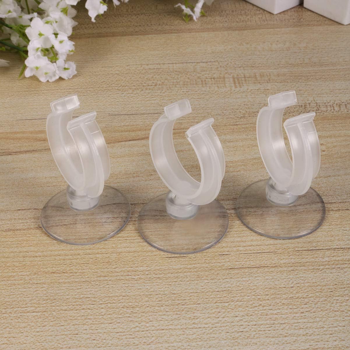 Skiennix Candle Holder Clamps - 6 Pack Suction Cups for Home Decor | Ideal for Christmas & Valentine's Day, 32mm