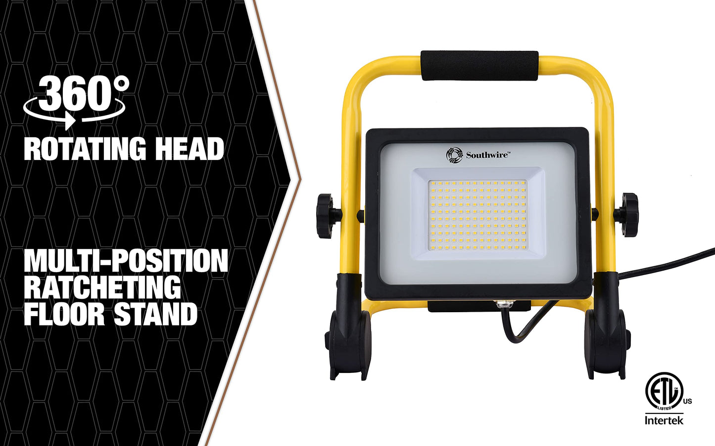 Southwire CSW10X1 LED Work Light, 10000, Yellow