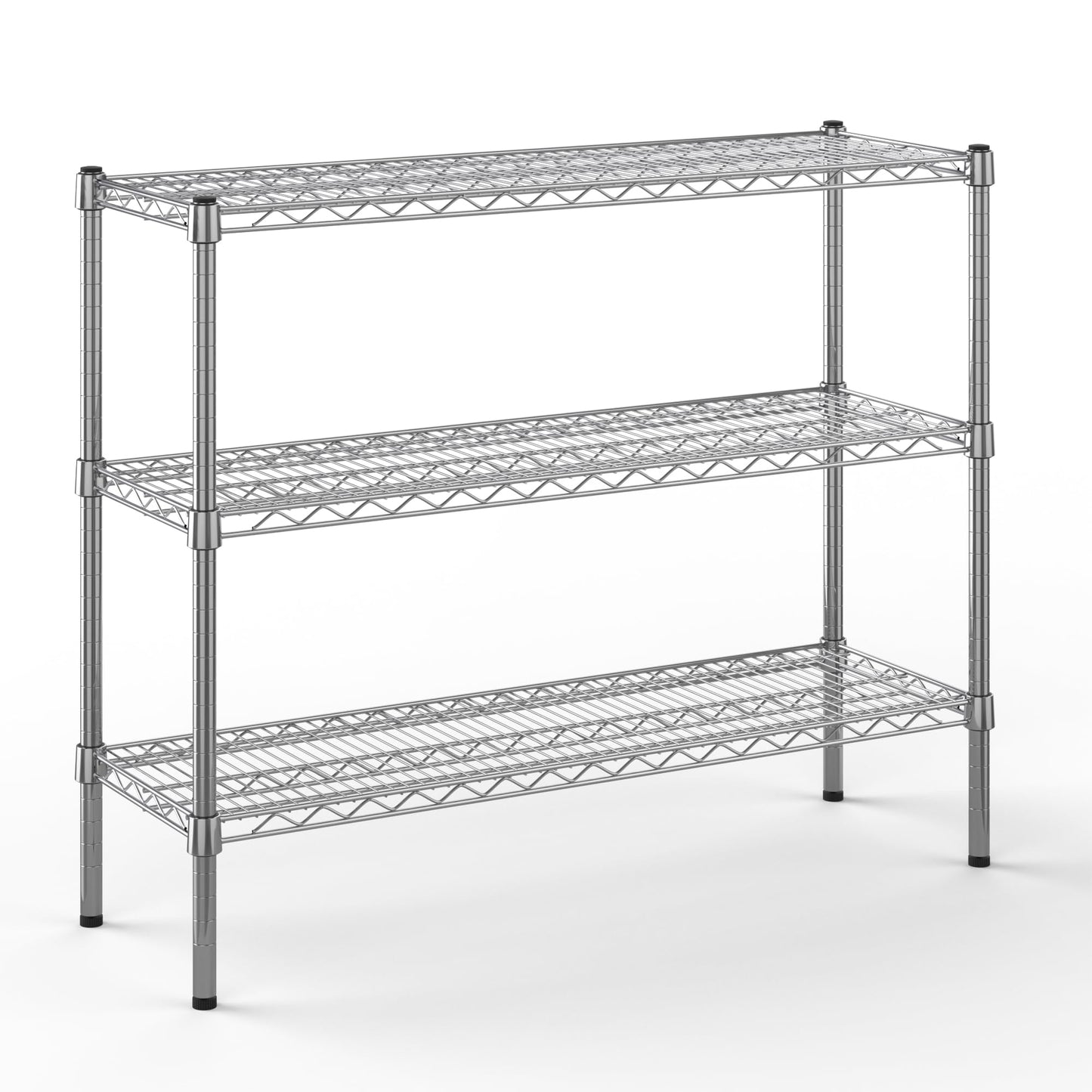 Regal Altair 14" Deep x 42" Wide x 34" Height Wire Shelving Kit | 3-Tier | NSF Commercial Storage Rack Unit