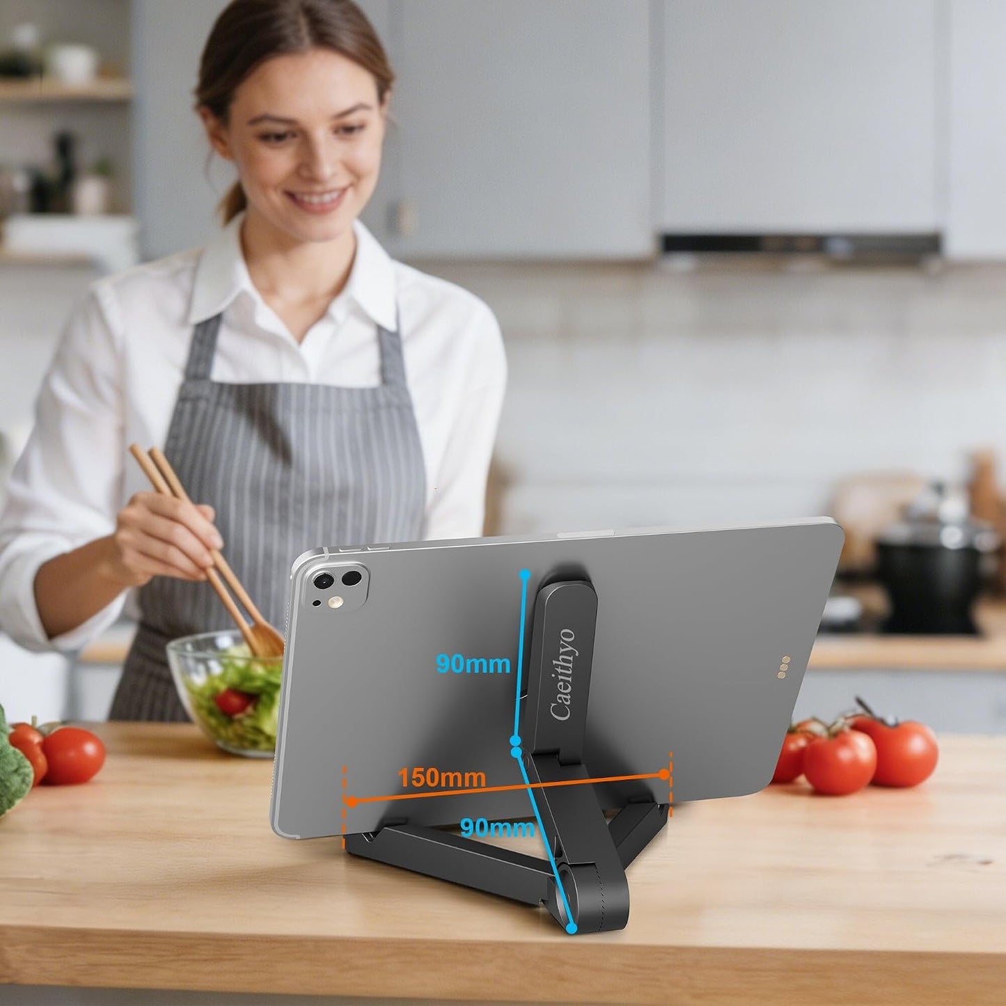 Aimai Forever 7 10.2 Inches Caeithyo Portable Monitor Stand & Tablet Stand Holder Adjustable, Foldable, Light-Weight
