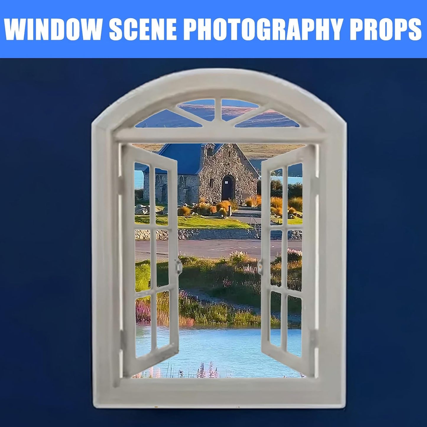 Vmohuyktx Creative Window Props Window Frame Travel Photo Props Photo Viewfinder for Taking Pictue Mountaintops