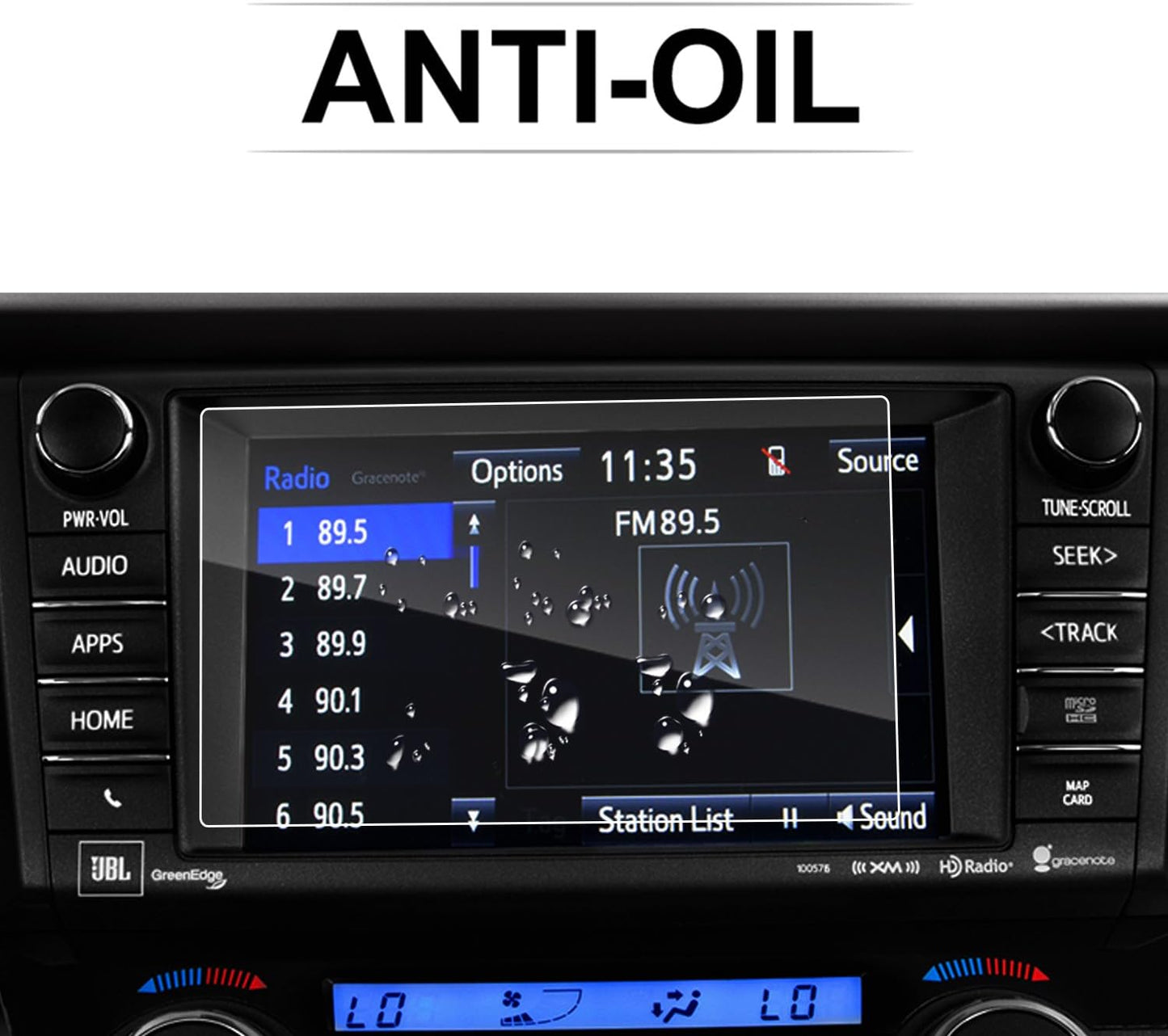 LFOTPP 2013-2018 4 7 Inch, 9H Car Navigation Screen Protector for RAV Entune Tempered Glass Hardness Car Infotainment