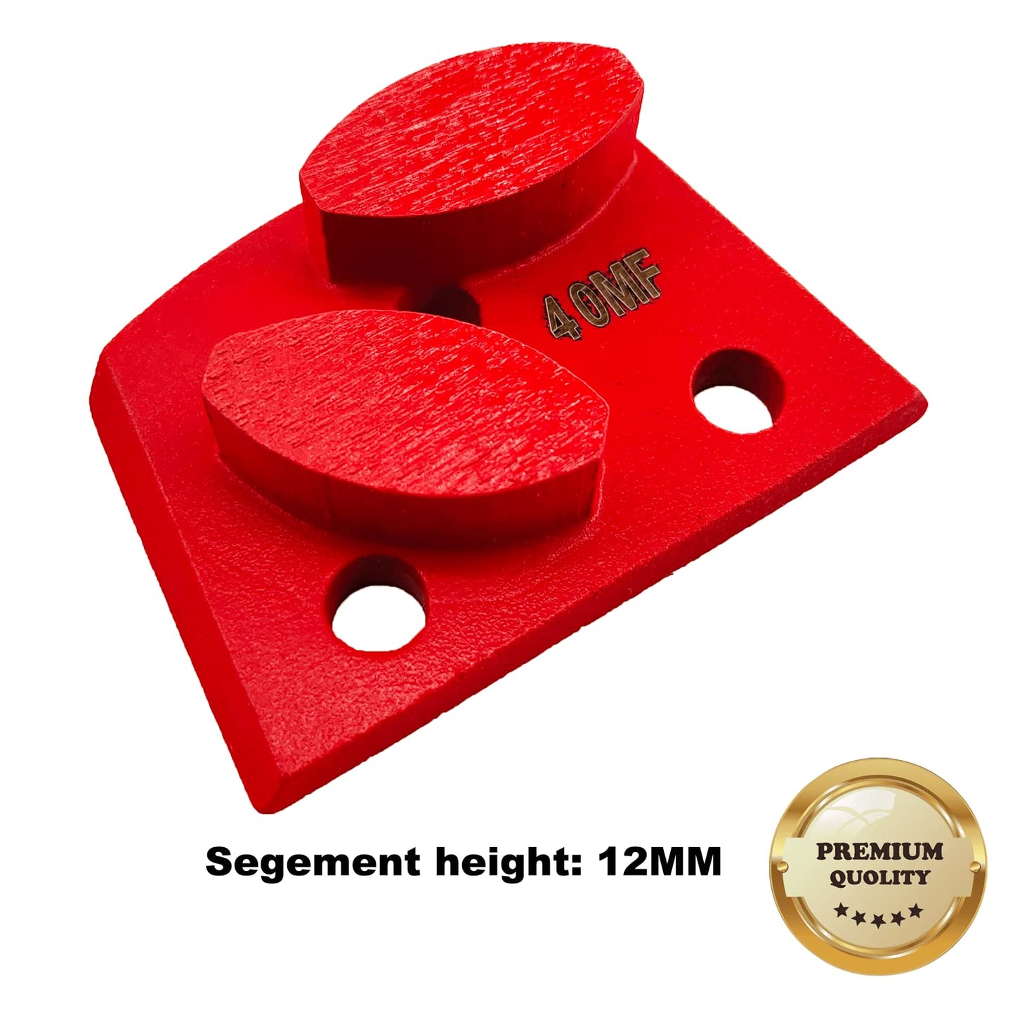 9 Pcs Pro Lavina Diamond Grinding Shoes M Bond for Medium Floor (Grit Optional), for Lavina Floor Grinding Machine (40 Grit - 2 Oval Segment M Bond for Medium Floor)