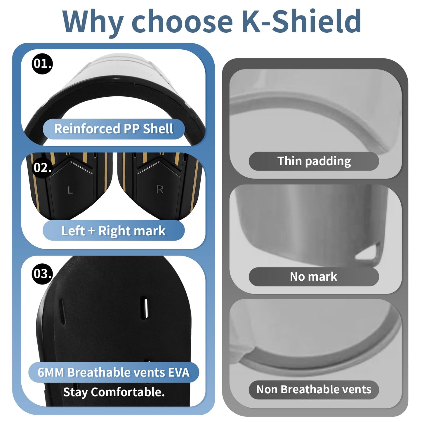 K-Shield Soccer Shin Guards for Kids Youth Adults, Protective Football Shin Pads 2 Sock Sleeves, Breathable Vents Lightweight Calf Guards for Boys Girls Men Women (L:5'3"-5'11")