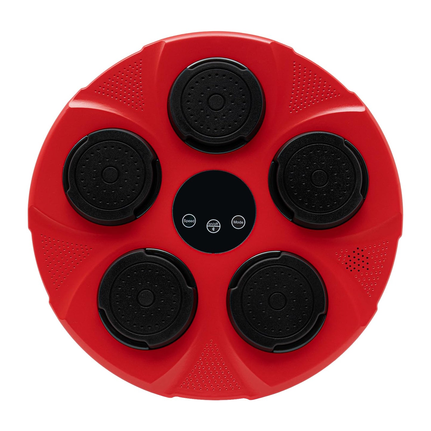 Wall Mount Boxing Machine Trainer, Music Interactive Punch Pad with Red & Black Gloves, Home Fitness Training Equipment for Cardio, Stress Relief, Adults & Teens