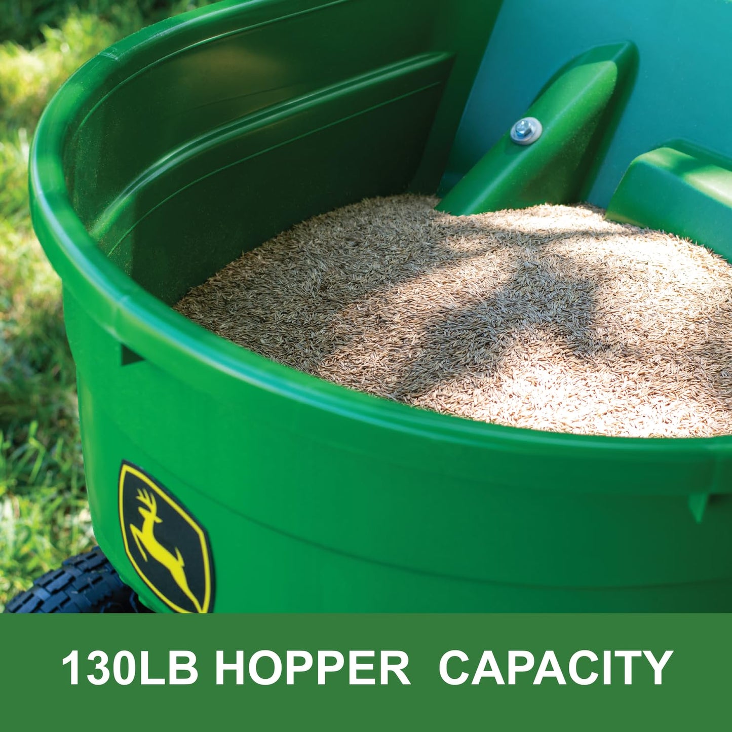 John Deere 130 lb. Capacity Push Broadcast Spreader 45-0462-JD