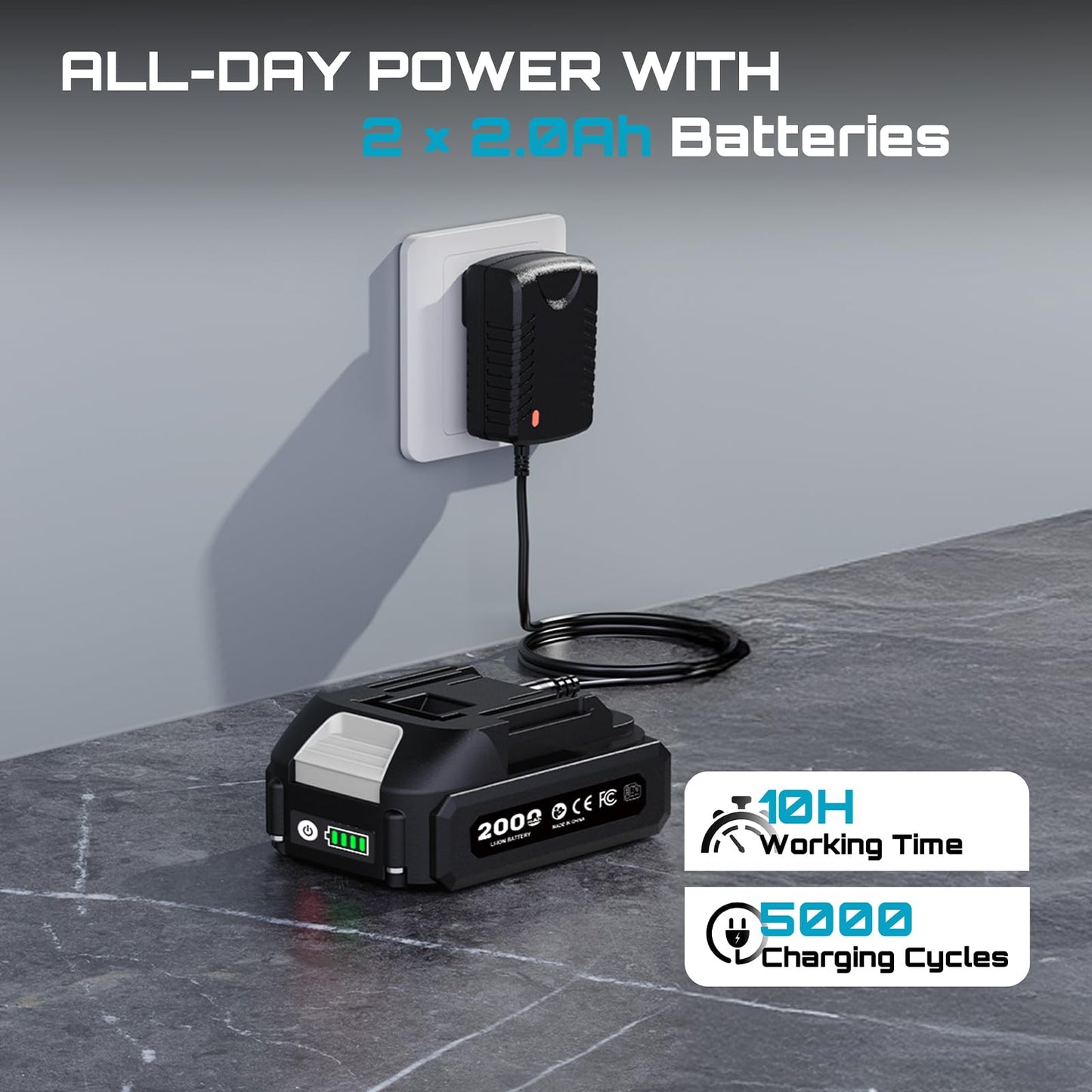 SEESII Tile Vibration Tool 160mm: Vibration Leveling Machine 10-Hours Long Lasting, Tile Vibrator With 12 Speeds For Laying Floor Wall Larger Tiles(6"X6" - 48"X48"), Tile Installers DIYer (KP-160B)