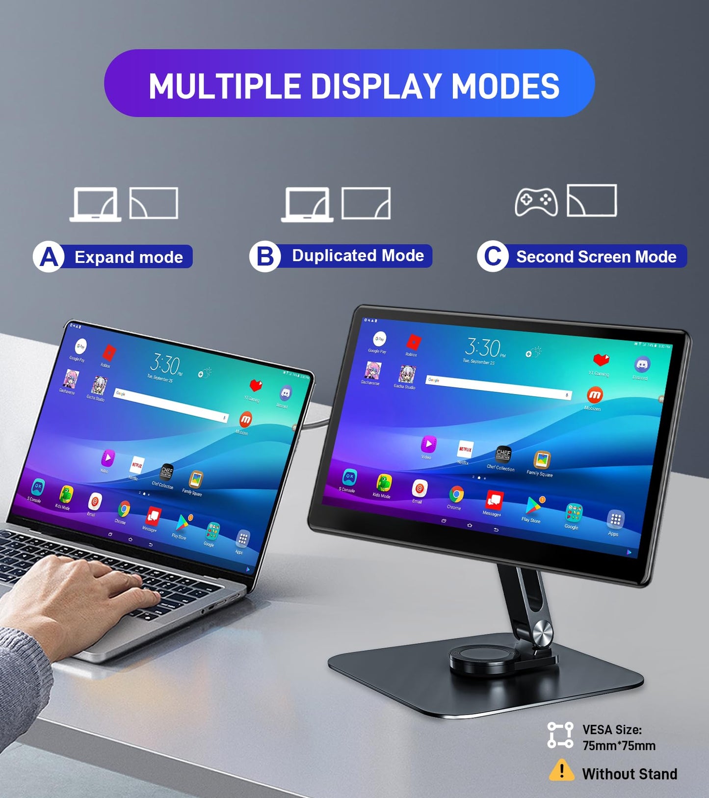 Forzola 15.6 inch Portable Touchscreen Monitor with HDMI VGA DVI Ports, Screen Extender FHD 1920×1080 IPS Small Touch Screen Display Compatible with Laptops PC PS5/4, Industrial (with Remote)