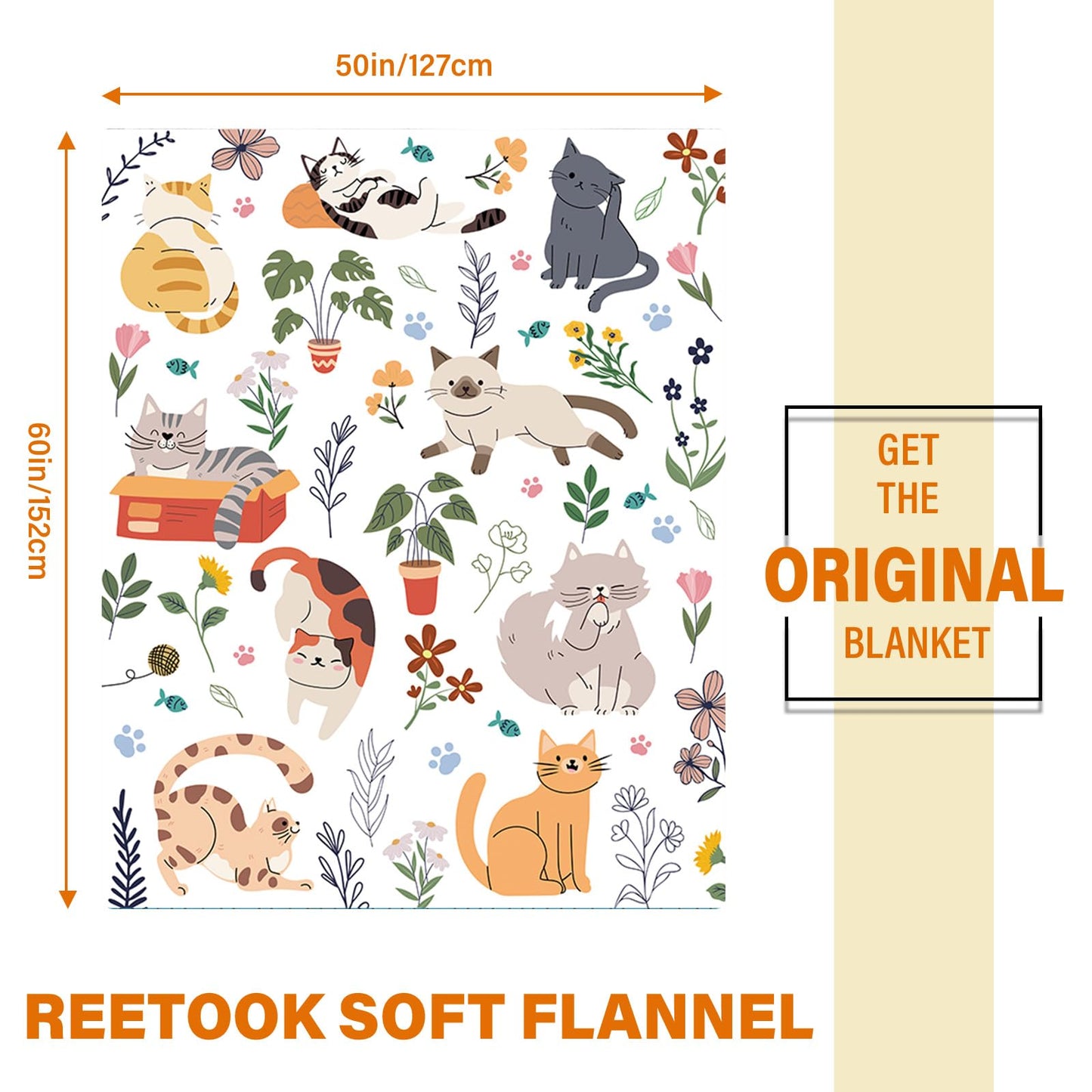 Fox Blanket for Fox Lovers, Soft Flannel Foxes Gifts for Women, Girls, Foxes Blanket Gifts for Adults Friend, Birthday Blankets for Couch or Bed, Gifts for Christmas Thanksgiving 40x50