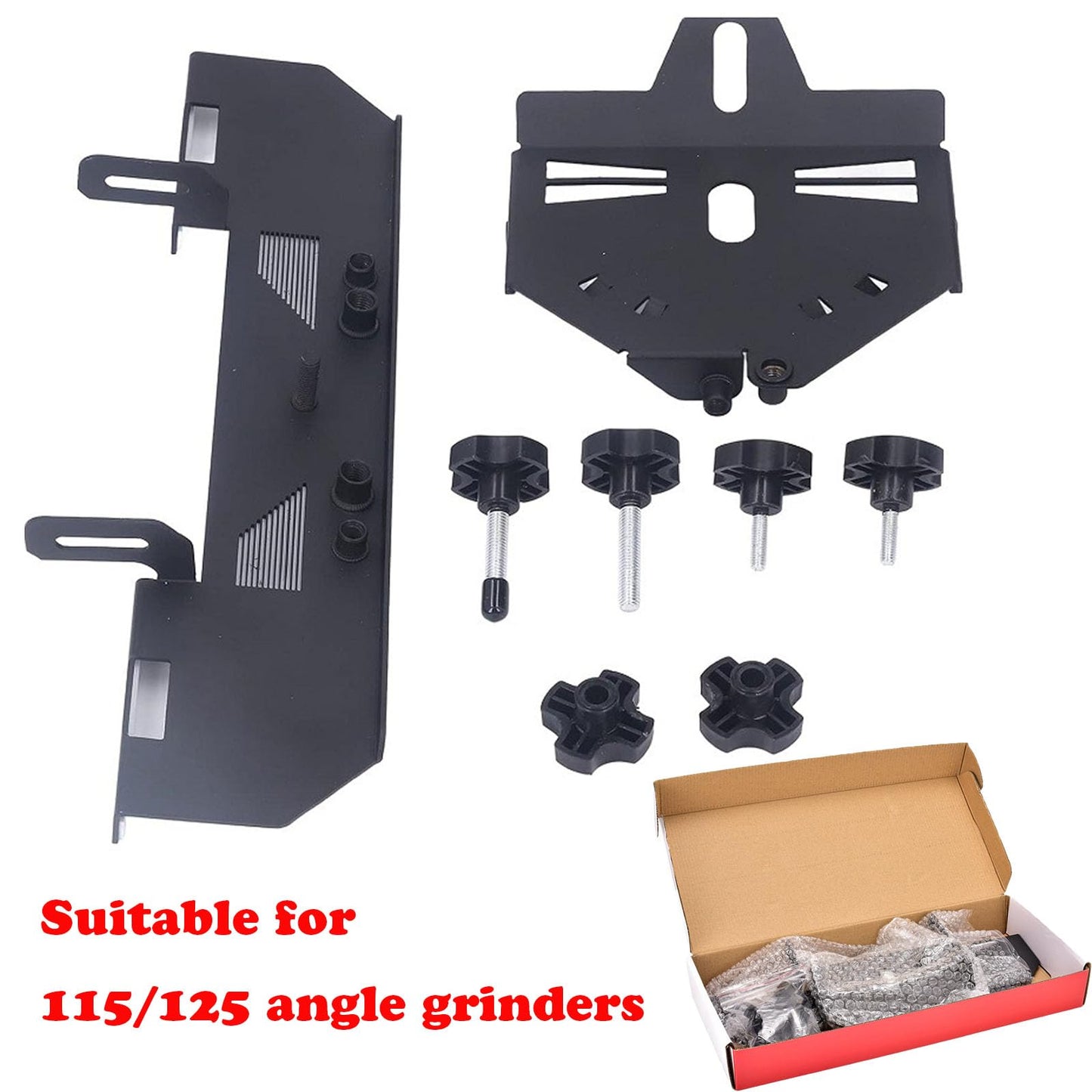 45 Degree Tile Chamfering Tool, Angle Grinder Tool for Tile Chamfering, Tile Cutting Tools ONLY for 4-1/2’’ & 5’’ Angle Grinder with Red Knobs