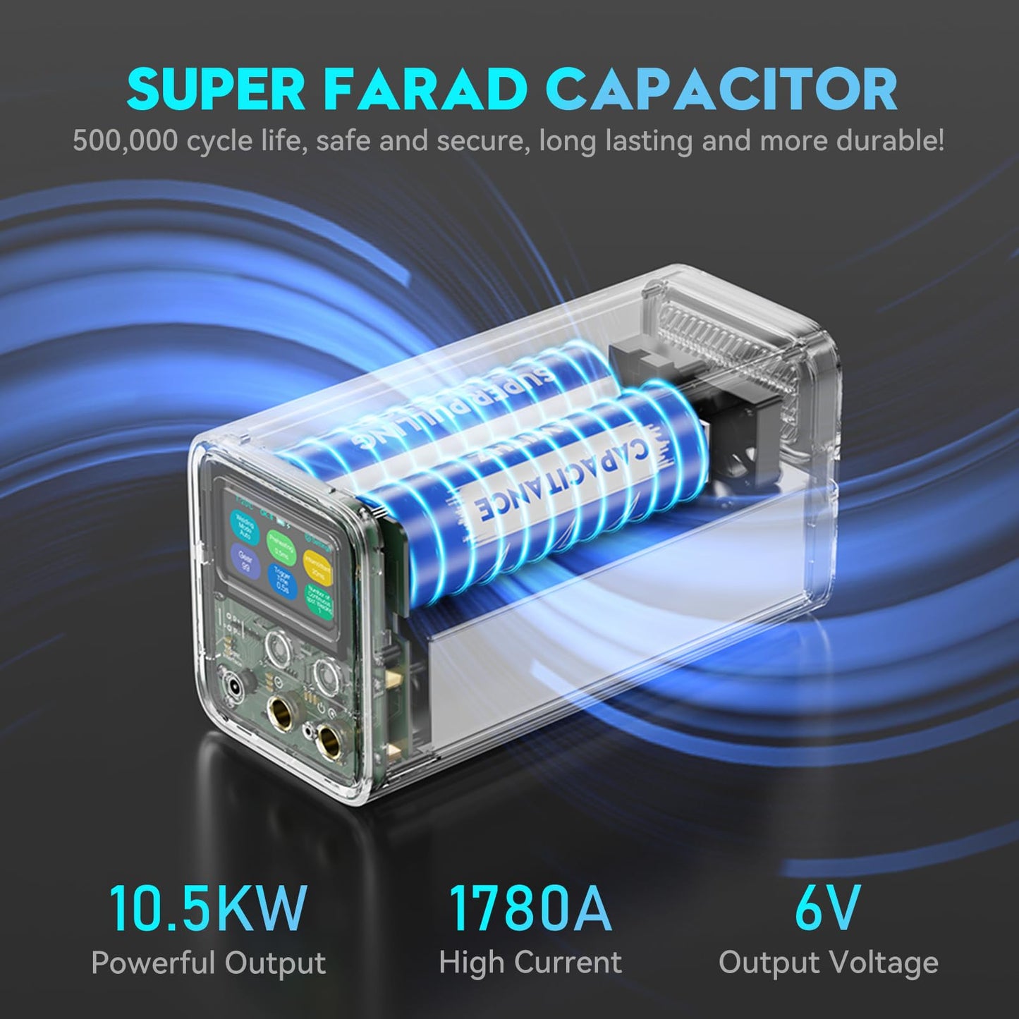 UF20B AWithZ Capacitor Battery Spot Welder, 10.5KW Spot Welder, 3-in-1 Auto & Manual & Foot Pedal Three Modes Welding for 18650/LiFePO4 Lithium Battery Pack Building with Foot Pedal