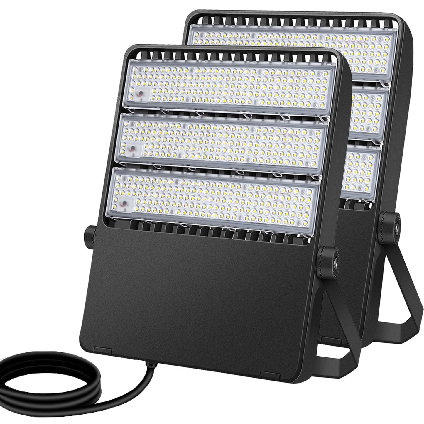 ledmo Outdoor LED Flood Lights 360W Adjustable Mount Stadium Lighting Super Bright 42,000LM 5000K LED Arena Lights Commercial Lighting Fixture for Garage，Yard