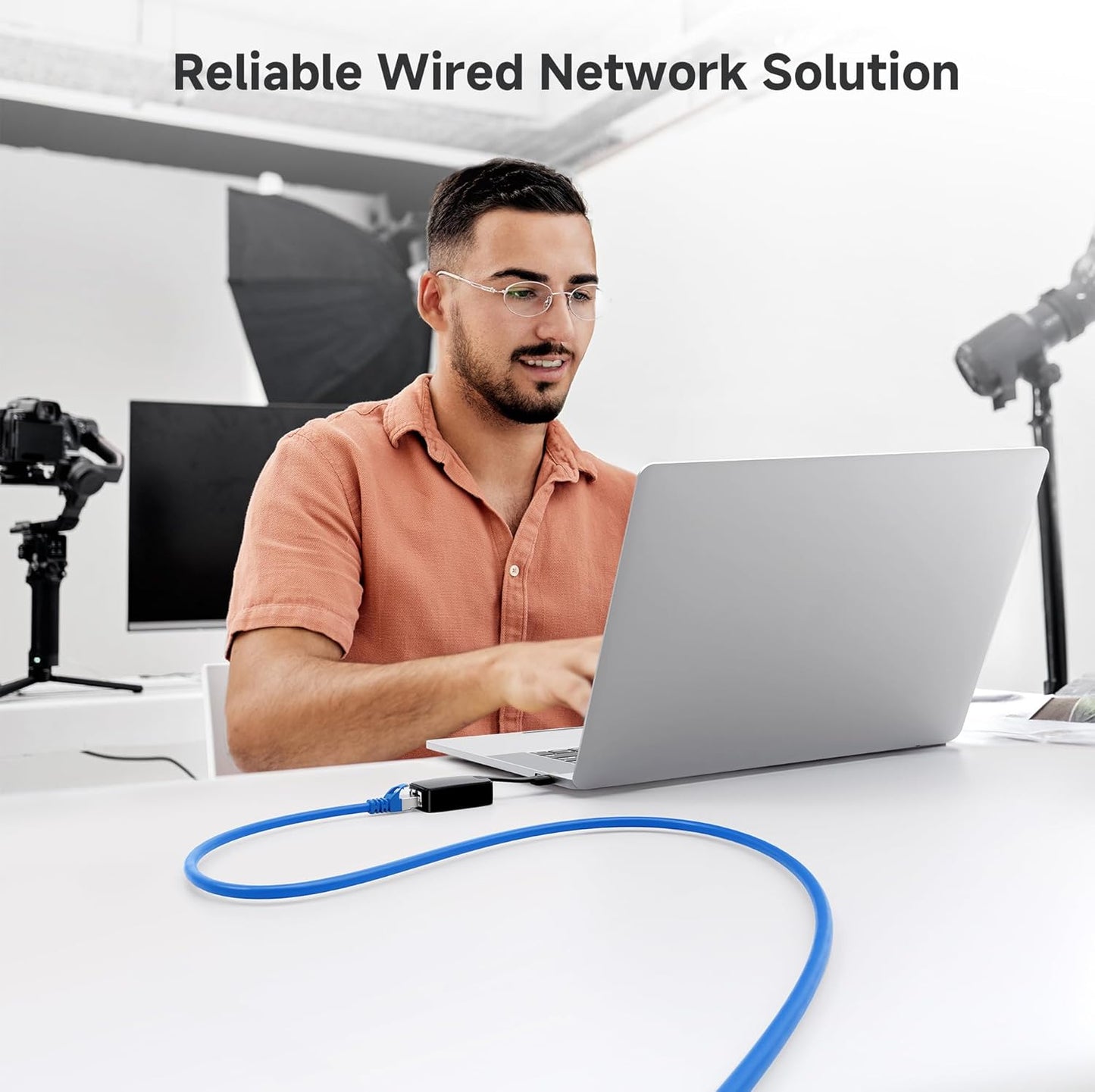 10Gbps 6A 50ft, 6A Cat6A Cable Matters Snagless Shielded Cat Ethernet Cable - Cat Cable, Cord, Ethernet Cord, Blue