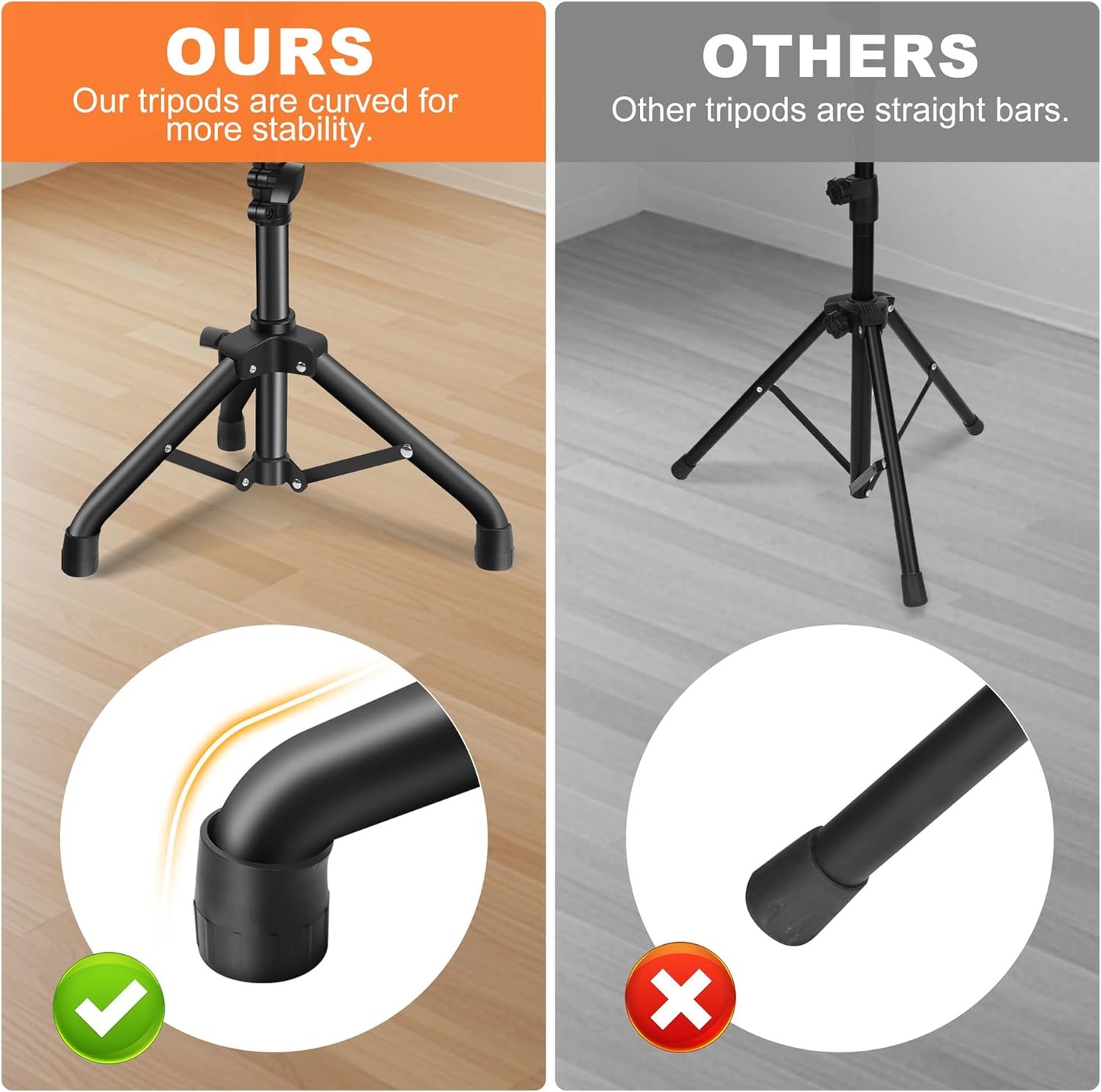 24.4" 46" GrowDaily Projector Stand,Projector Laptop Stand Tripod Laptop Tripod Stand Height To Laptop Floor Stand