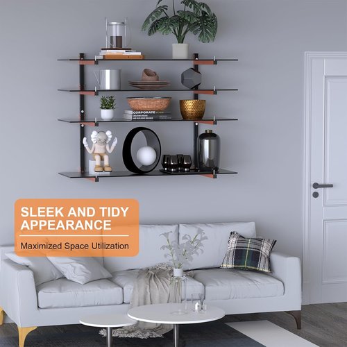 Lumber Storage Rack - Heavy Duty Metal 8-Level Wall Mount | 32-Inch Garage Organizer