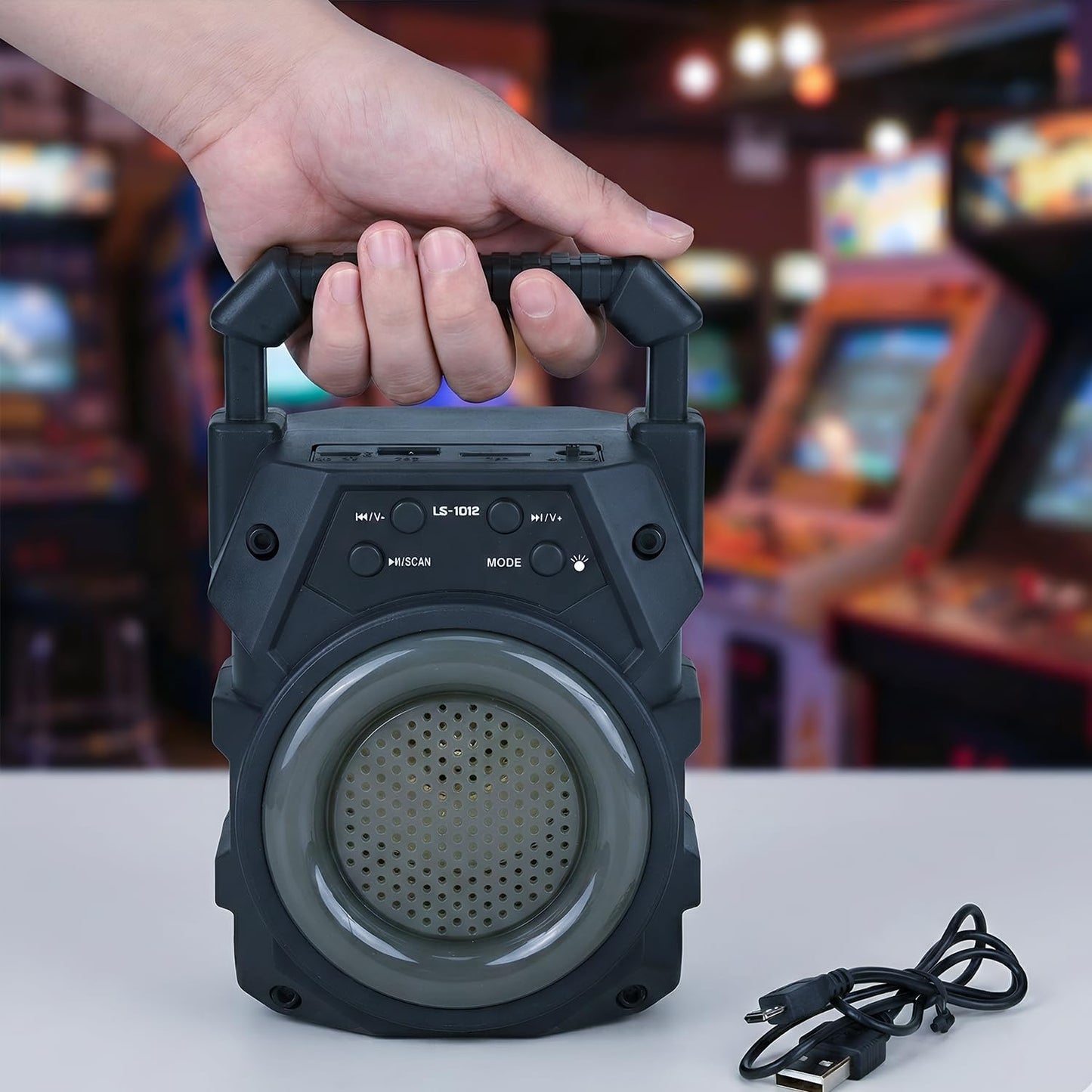 Rhode Island Novelty 6-Inch Compact Wireless Mini Boom Speaker by