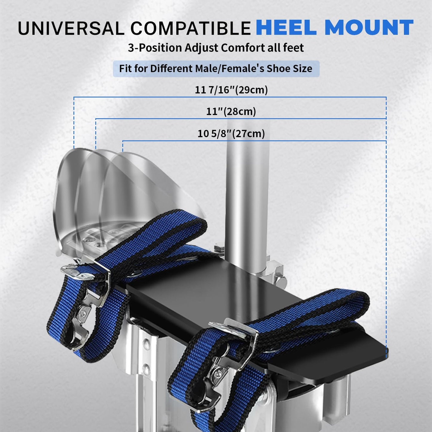 Drywall Stilts, 15''-23' Drywall Stilts for Adults Adjustable Heights Aluminum Work Stilt for Sheetrock Drop Ceiling Painting Painter Pruning Branches or Cleaning