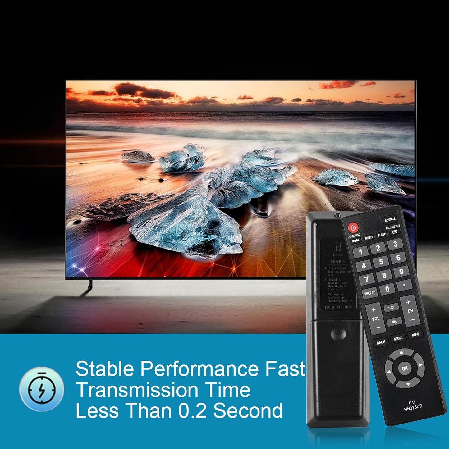 EJotoa NH315UP Universal Replacement Remote Control for Sanyo TV