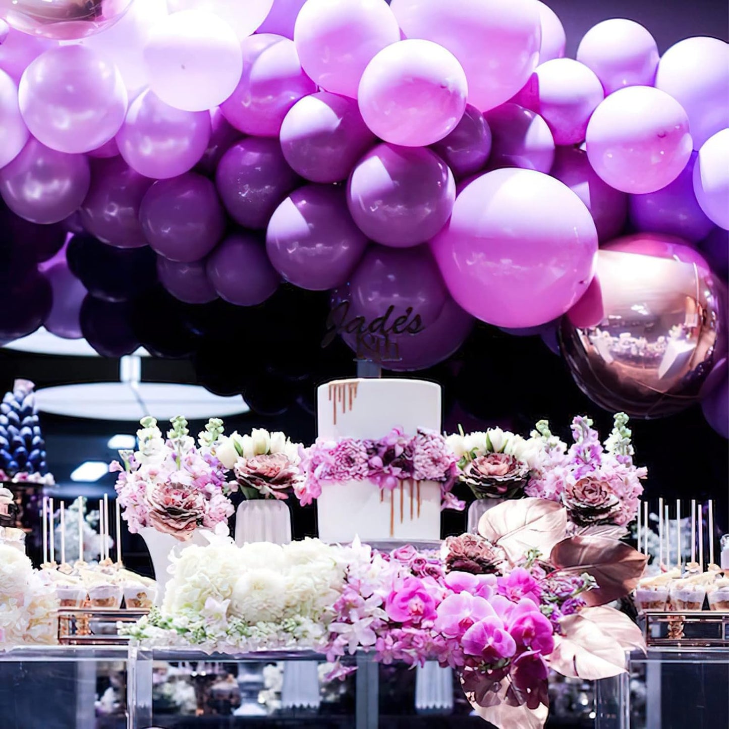 PartyWoo Purple Balloons - 60 Pcs 12 Inch Latex Balloons for Graduation, Baby Shower & Birthday Decor