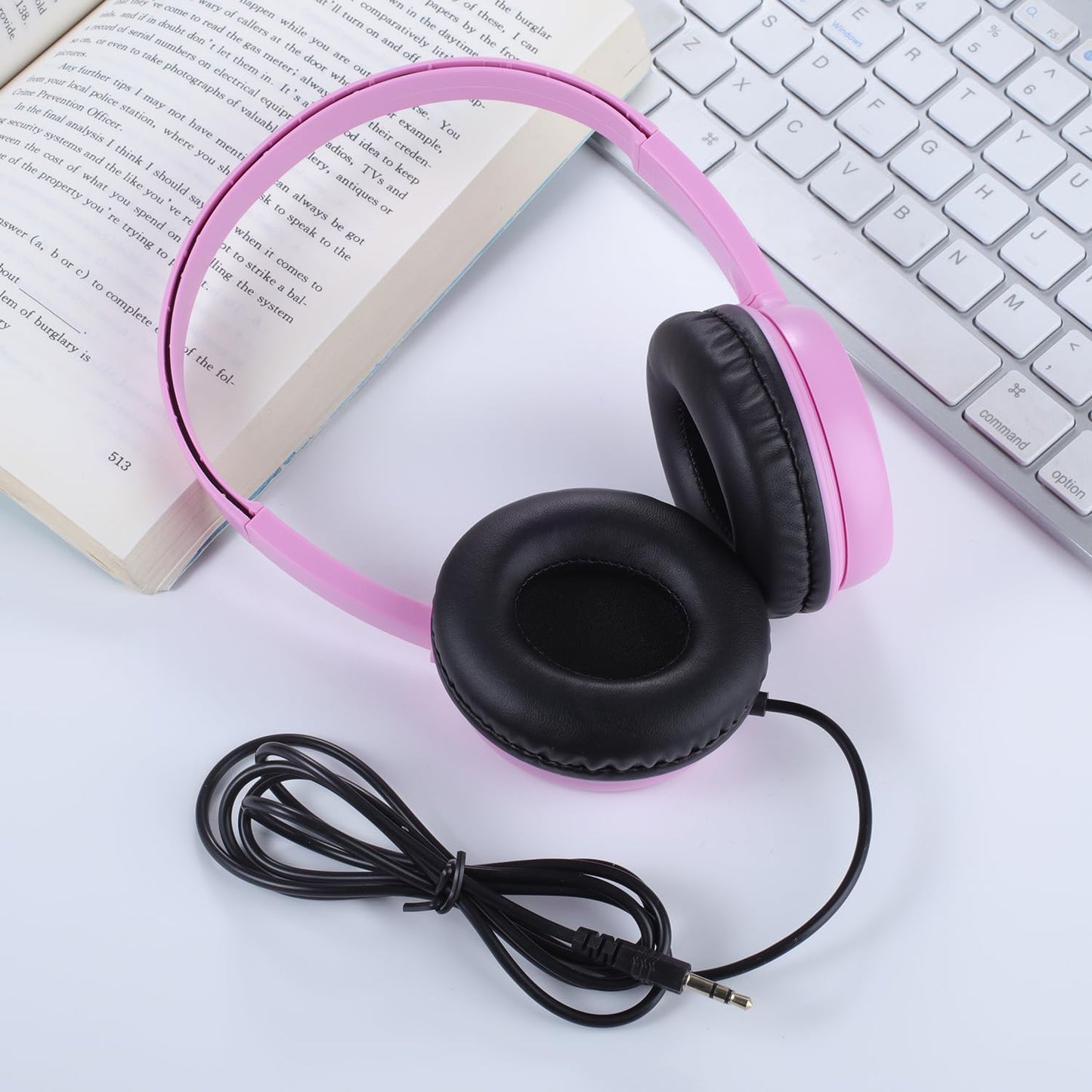 Gaosen 2 Pack Headset, 3.5mm (GS30, 2Mixed) Wired Headphones for Classroom School Kids, Durable Students On-Ear Swivel