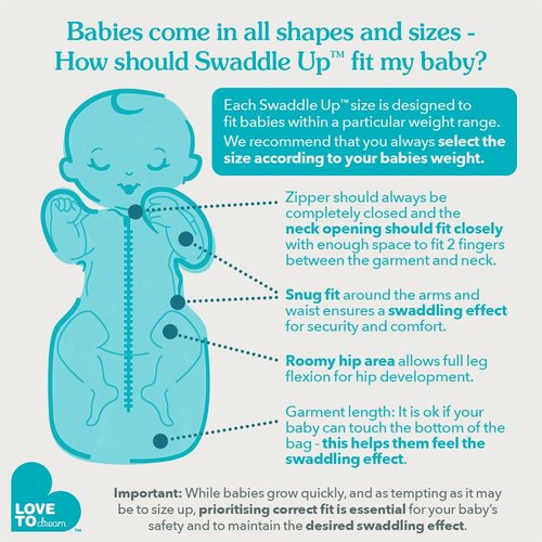 Love to Dream Swaddle UP - Baby Sleep Sack for Newborns | Self-Soothing, Snug Fit, 1.0 TOG, Deep Olive, 13-19 lbs