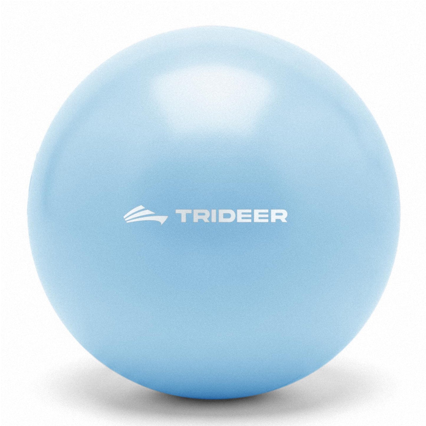 Trideer 9-Inch Pilates Ball, Small Exercise Ball for Yoga, Core Training, Physical Therapy, Balance, Stability and Stretching Pilates Equipment with Inflation Straw (Baby Blue)
