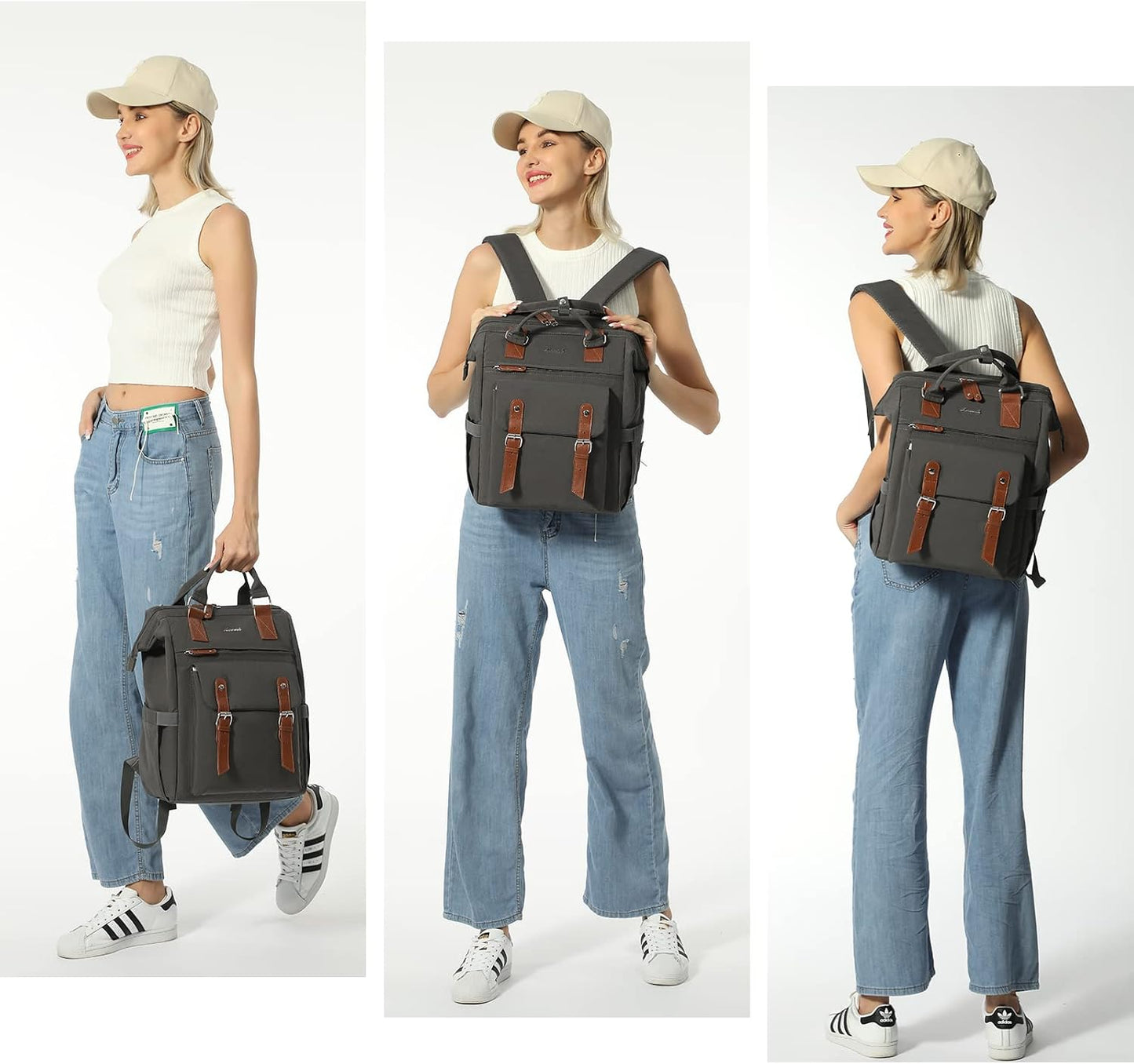 Backpack Commuter Backpack Backpack 17 Inch, LOVEVOOK Laptop for Women Work Travel Business Computer Bag Teacher Doctor