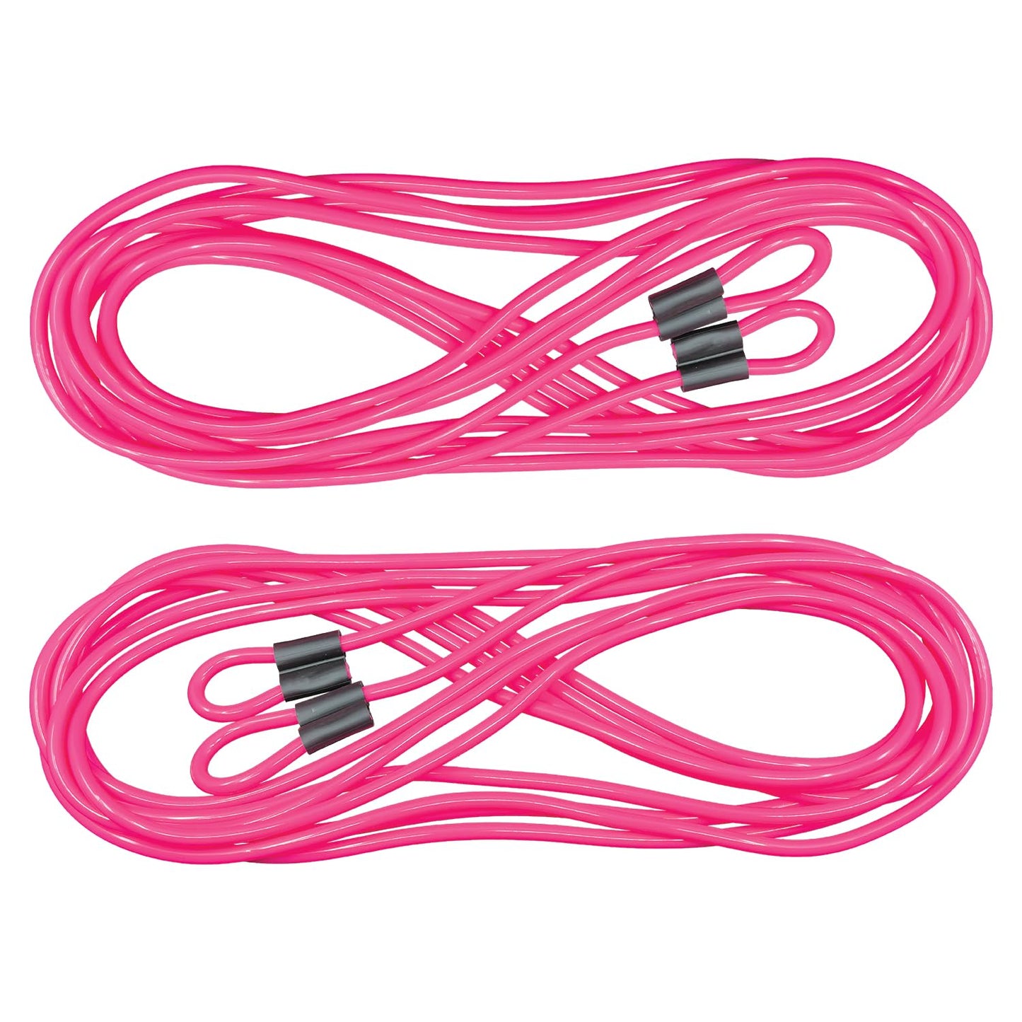 Champion Sports DD Series Double Dutch Licorice Jump Ropes - Pink, 16-Feet (Set)