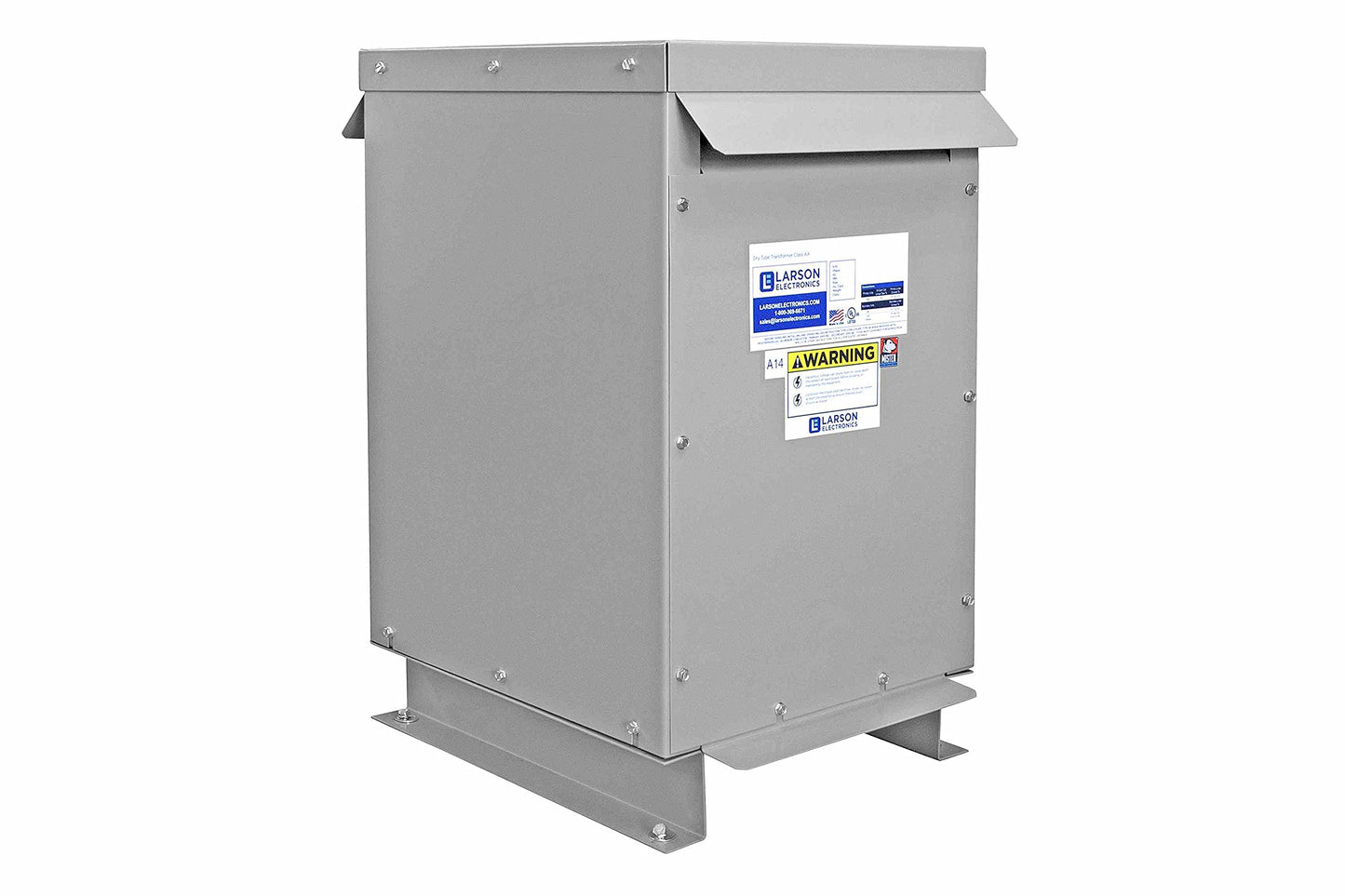15 kVA 3PH DOE Transformer, 208V Delta Primary, 240V/120 Delta Secondary, N3R, Ventilated, 60 Hz