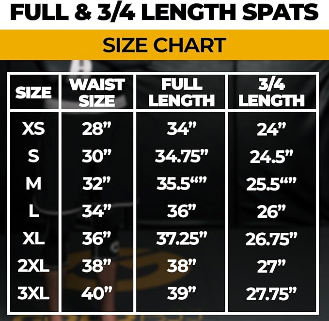 Gold BJJ Jiu Jitsu Spats - Base Layer for Gi and No-Gi Grappling - Martial Arts Pants