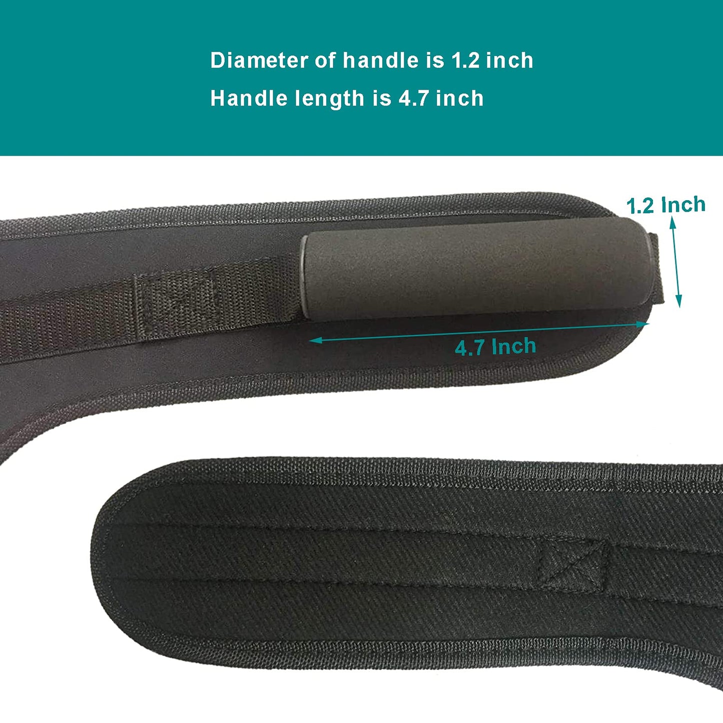CORECISE Abdominal Crunch Harness Straps,Back Exercise Pulling Harness Shoulder Strap, V-shape Crunch Belt,Abdominal Crunch Straps Belt Attachment for Cable Machine black