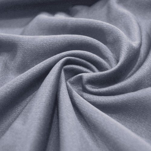 Biloban Crib Sheets - Fitted 2-Pack for Standard Crib Mattresses | Neutral Grey & Navy, 52” x 28”