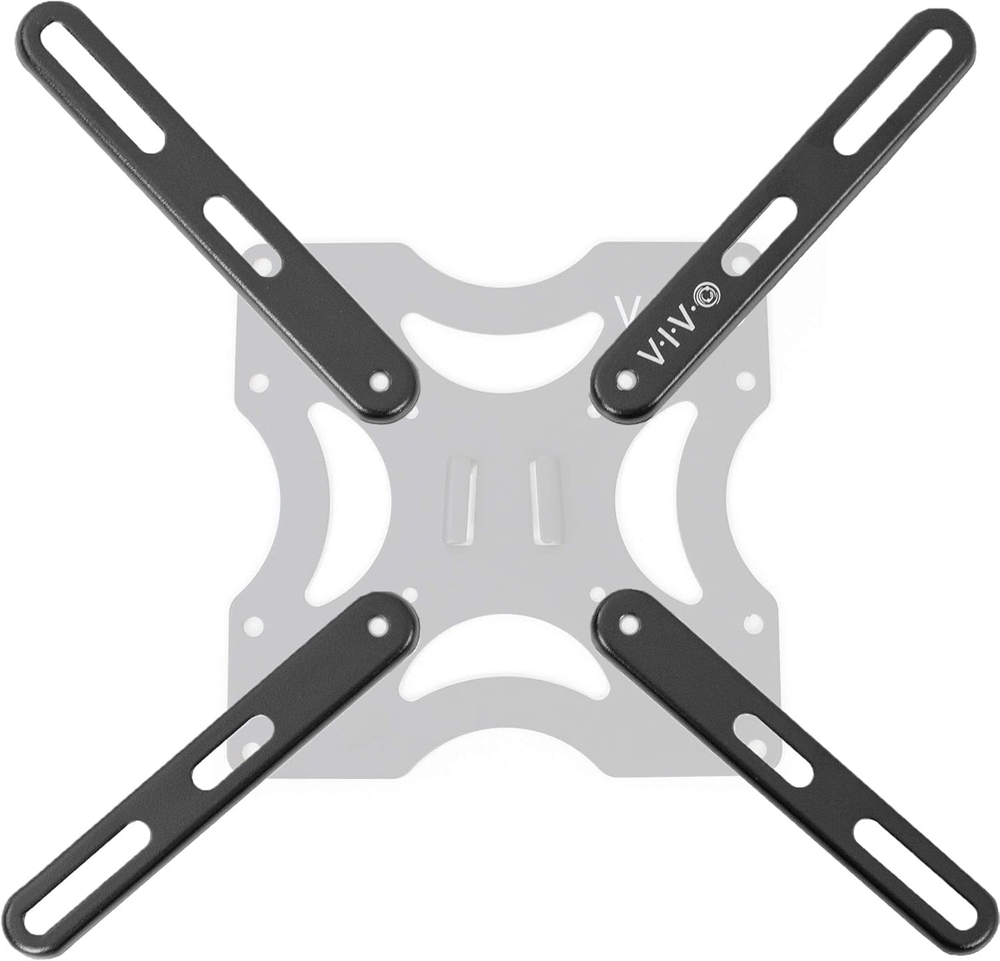 VIVO 32 55 inch 400x400mm (MOUNT-AD400B) Steel VESA Extension Mount Adapter Brackets for Screens to LCD LED TV