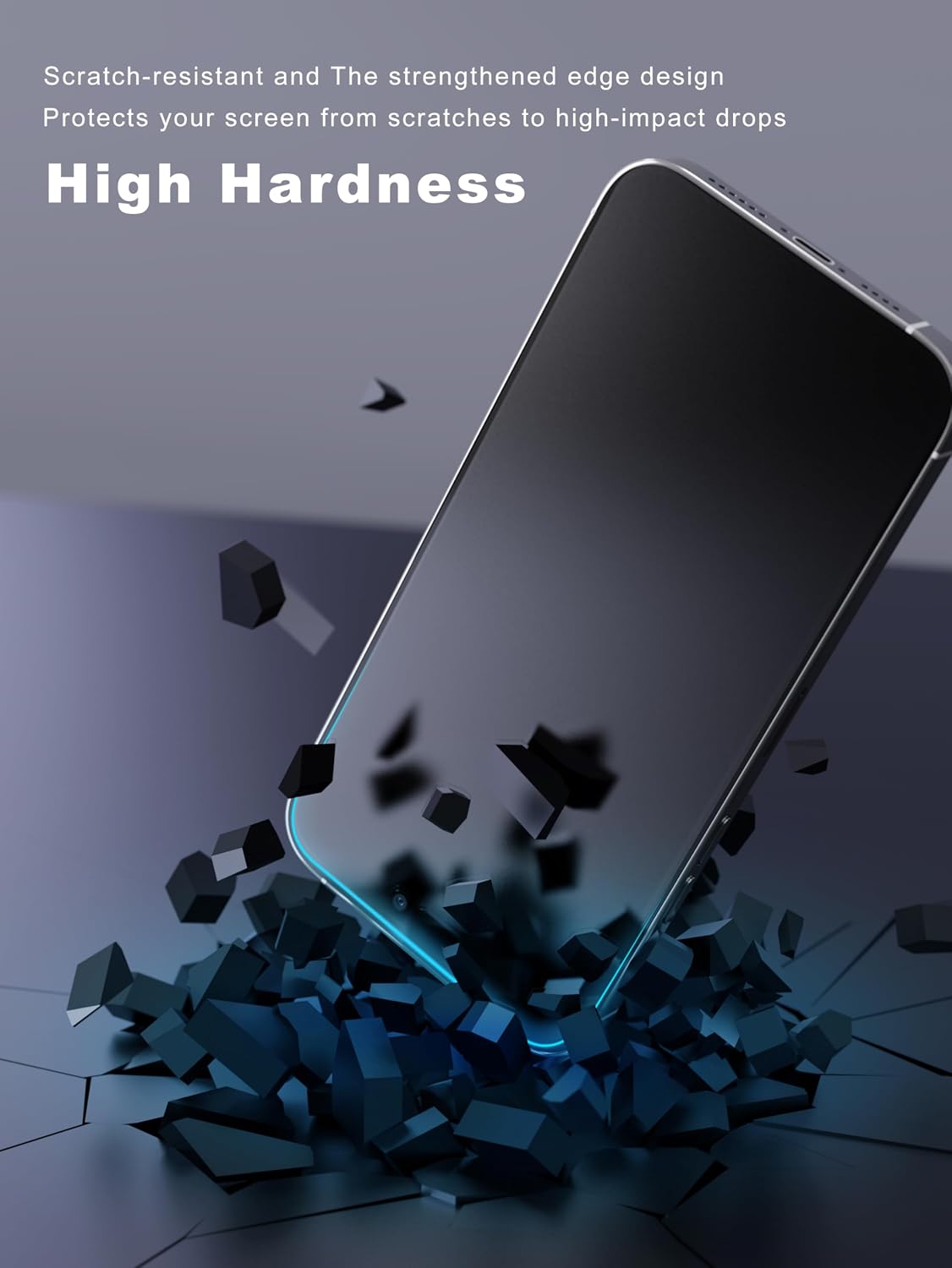 2 Pack 15-6.1 inch, GIGIKISS Matte Screen Protector for iPhone Anti-Fingerprint & Anti-Glare Screen Protector Tempered