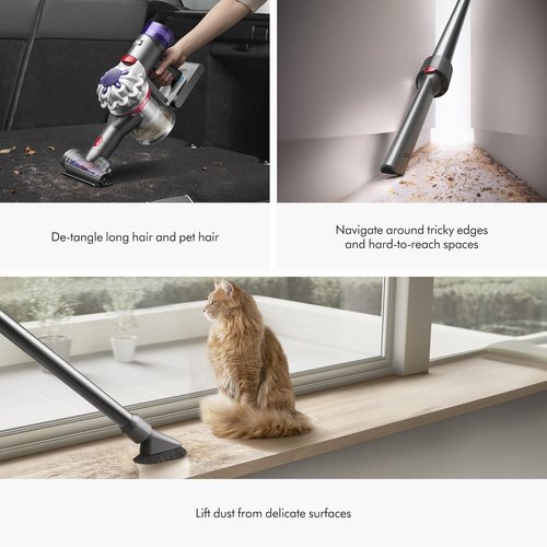 Dyson V8 Plus Cordless Vacuum - Powerful Cleaning for Hard Floors & Carpets | Handheld Conversion, 40 Min Runtime