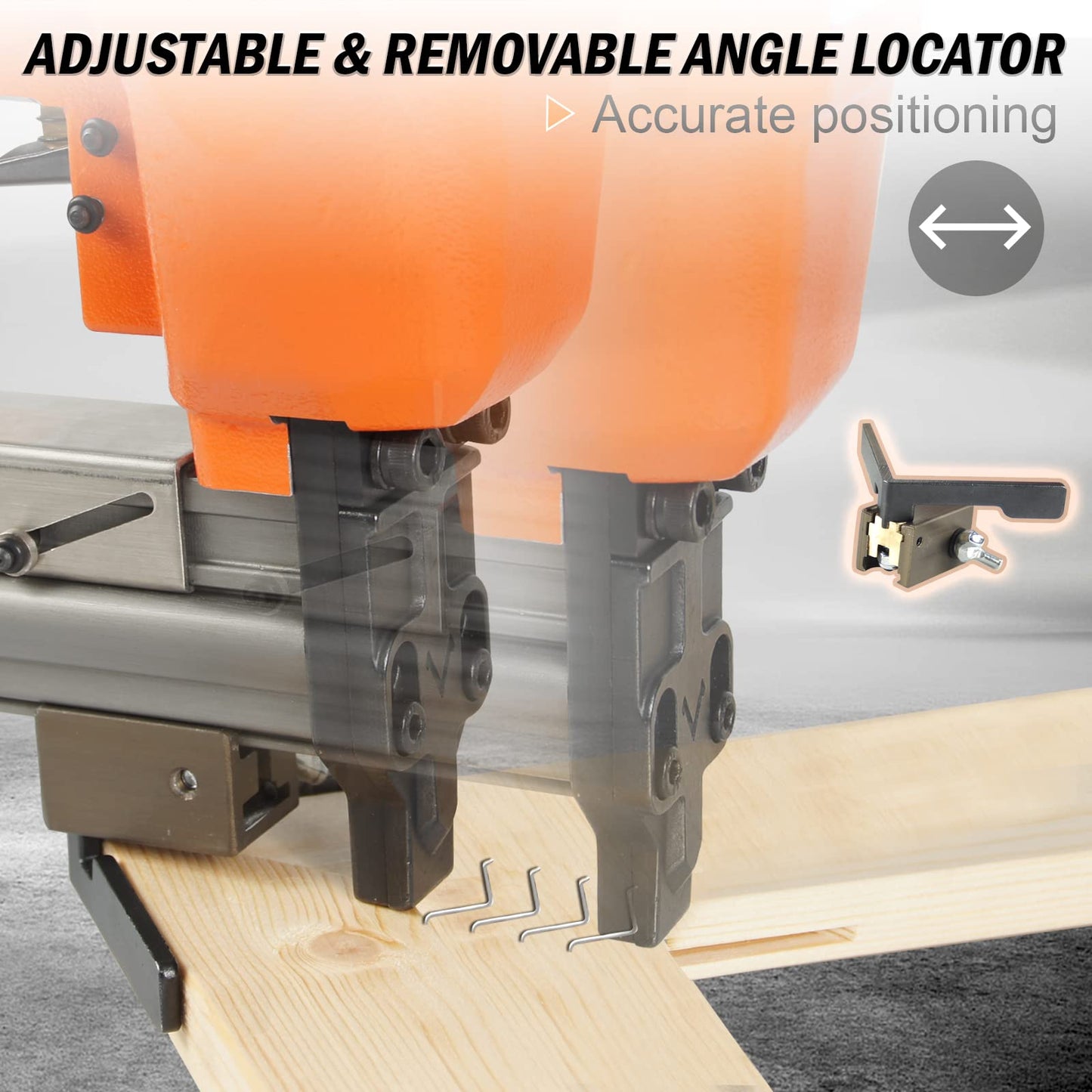 KAMSIN #V1015 30 Gauge Pneumatic Picture Frame Nailer Picture Frame Joiner V nailer with 10mm Length V Nails for Picture Frame