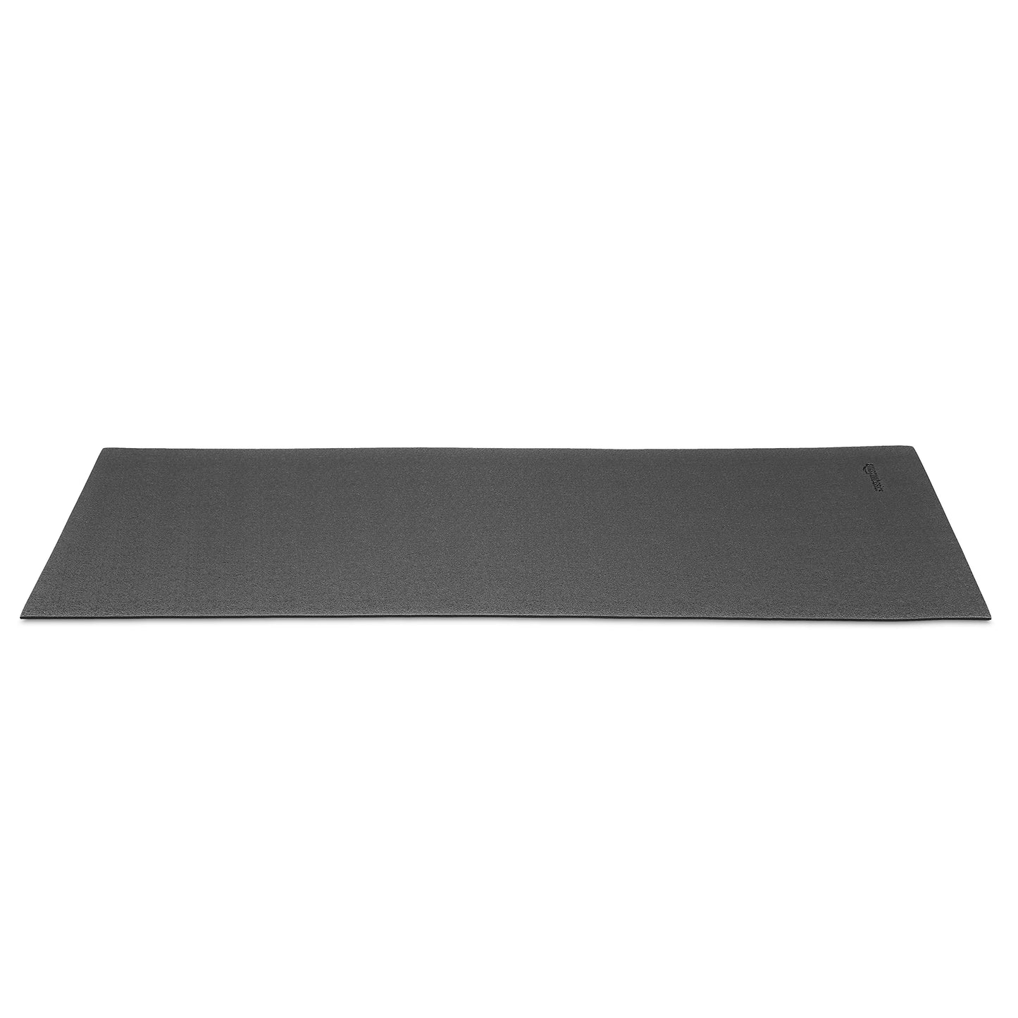 Amazon Basics Treadmill Mat and Exercise Equipment Floor Protector, Non-Slip, Noise Reduction, 2.5 Feet x 6.0 Feet, Black