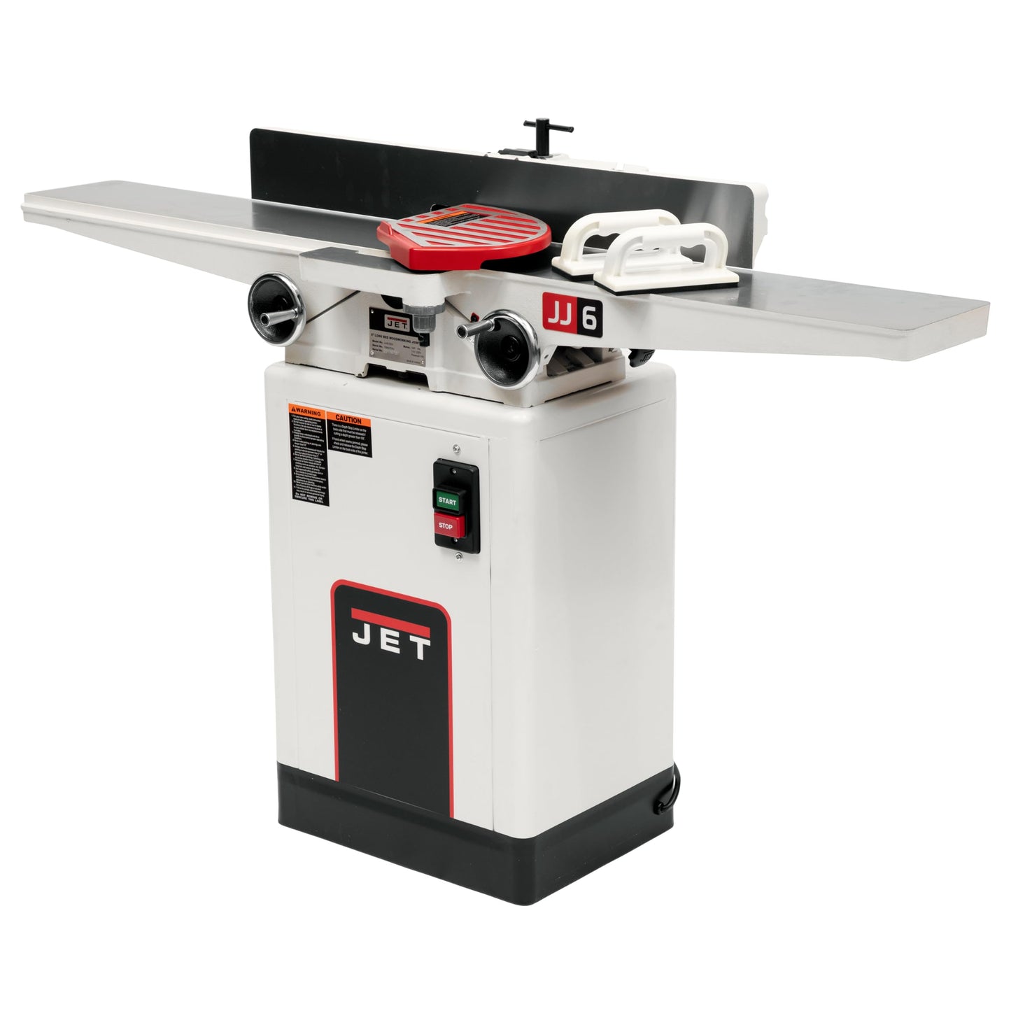 JET 6-Inch Long Bed Jointer, Straight Knife Cutterhead, 1 HP, 115/230V 1Ph (JJ-6CSDX)