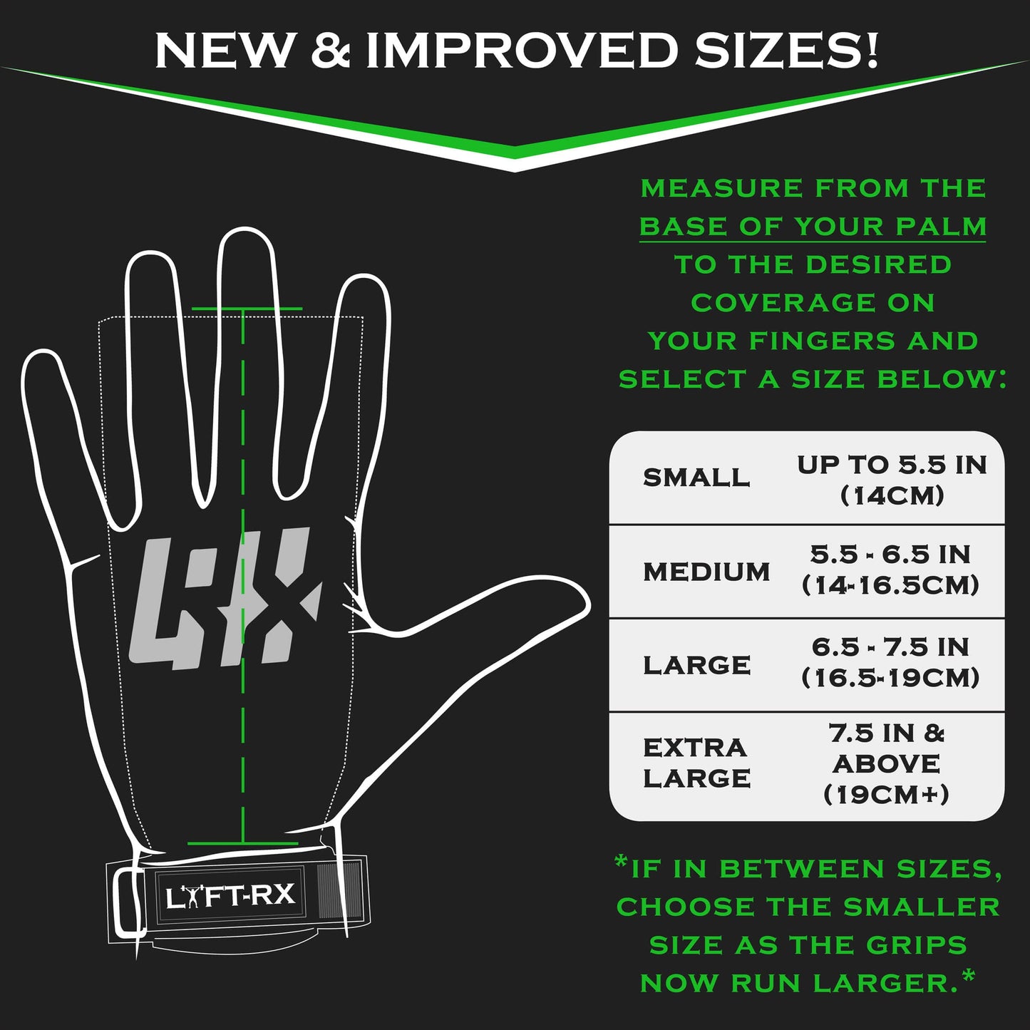 LYFT-RX Carbon Fiber Hand Grips for Weightlifting, Cross Training, Pullup, Muscle Ups - No Hole Fingerless Grip, Gymnastics Fit, Men/Women Lift Gloves, Protects Palms & Enhances Grip, Chalk, Small