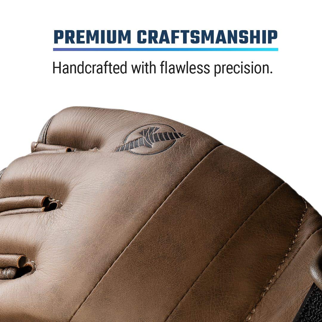 Hayabusa T3 LX Leather 4oz MMA Fight Gloves for Men & Women - Brown, Large