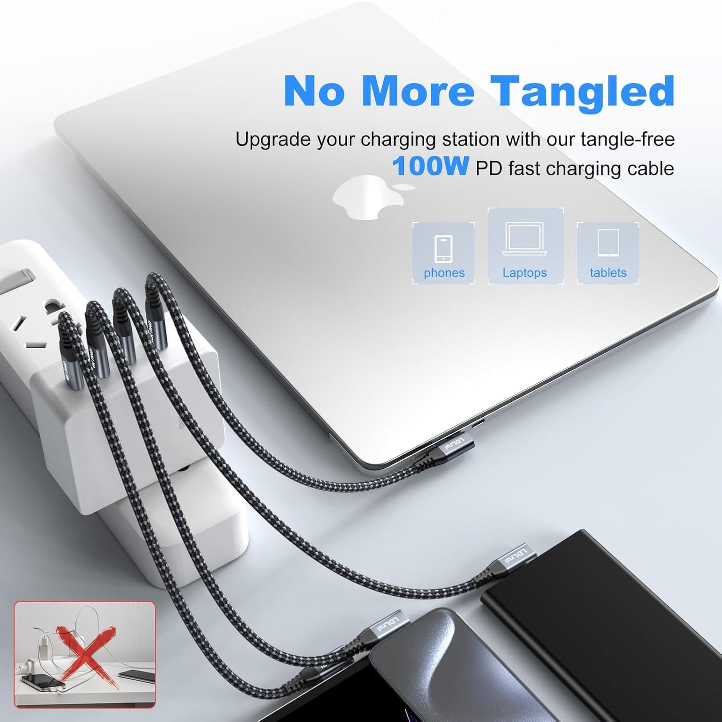4K 60HZ 1FT, 3Pack, 20Gbps 100W 90 3.2 Gen2x2 iPhone16, LDLrui USB C Monitor Cable, Display, Right Angle Data Transfer